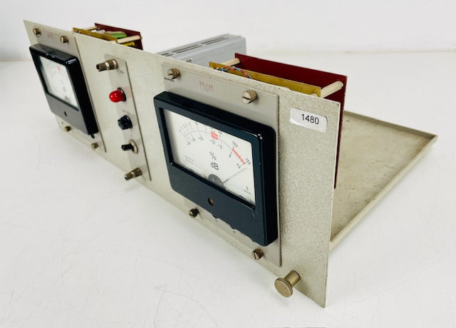 Siemens Sitral C71249-A76-A6 Pro Audio Stereo VU-meterset - Inclusief N224-voeding