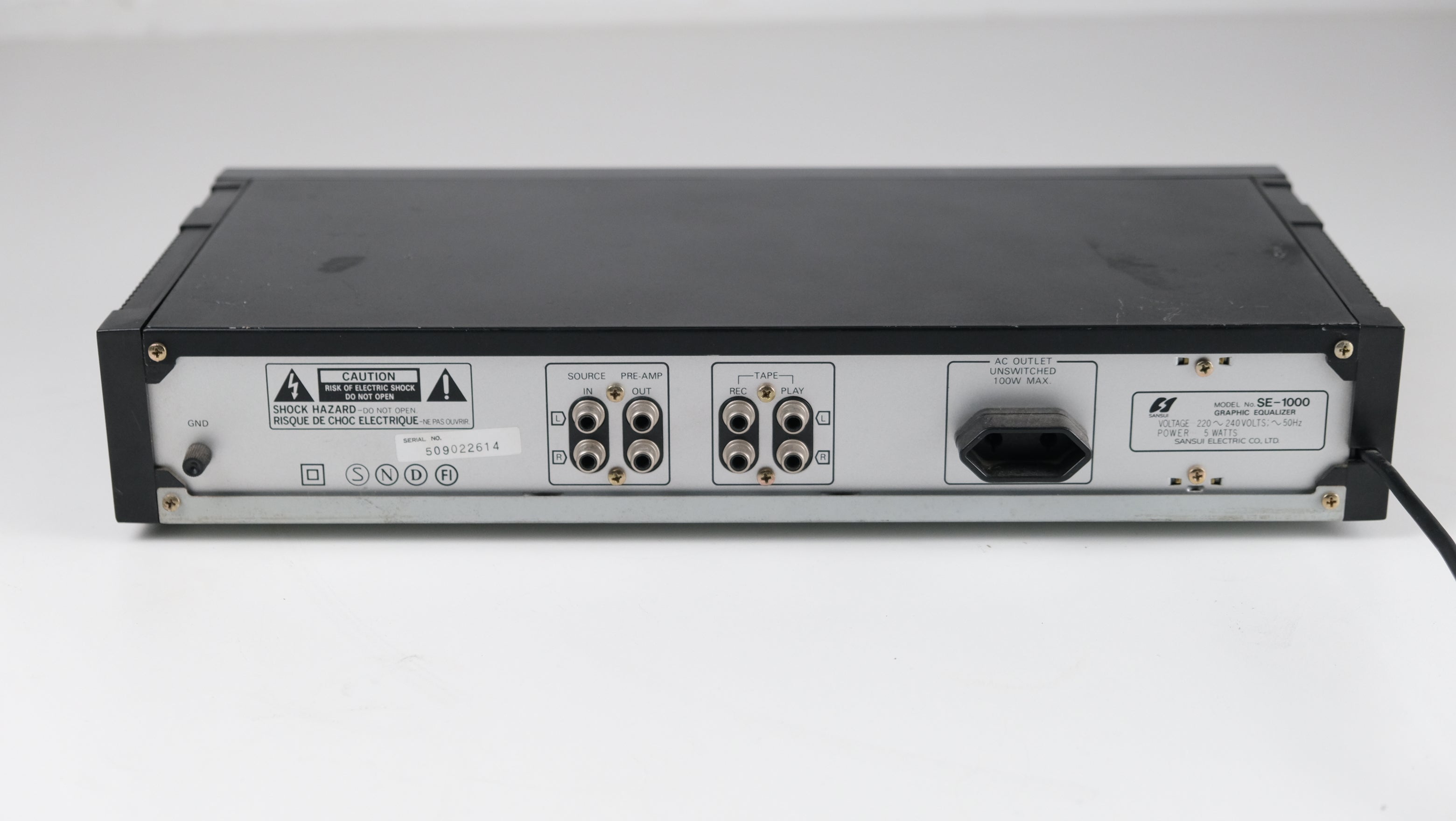 Sansui SE-1000 - Equalizer