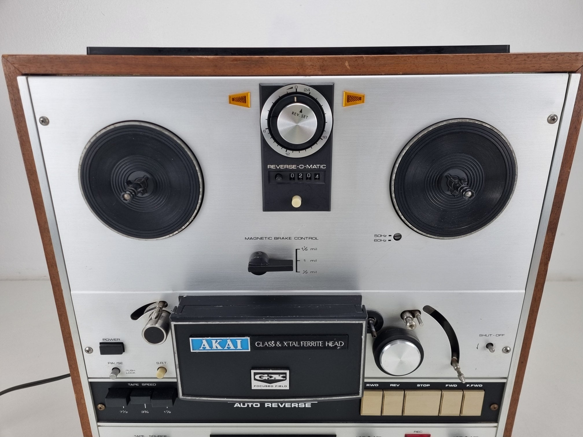 Akai GX-365D - Koppen gereinigd - Contacten hersteld - Werkt