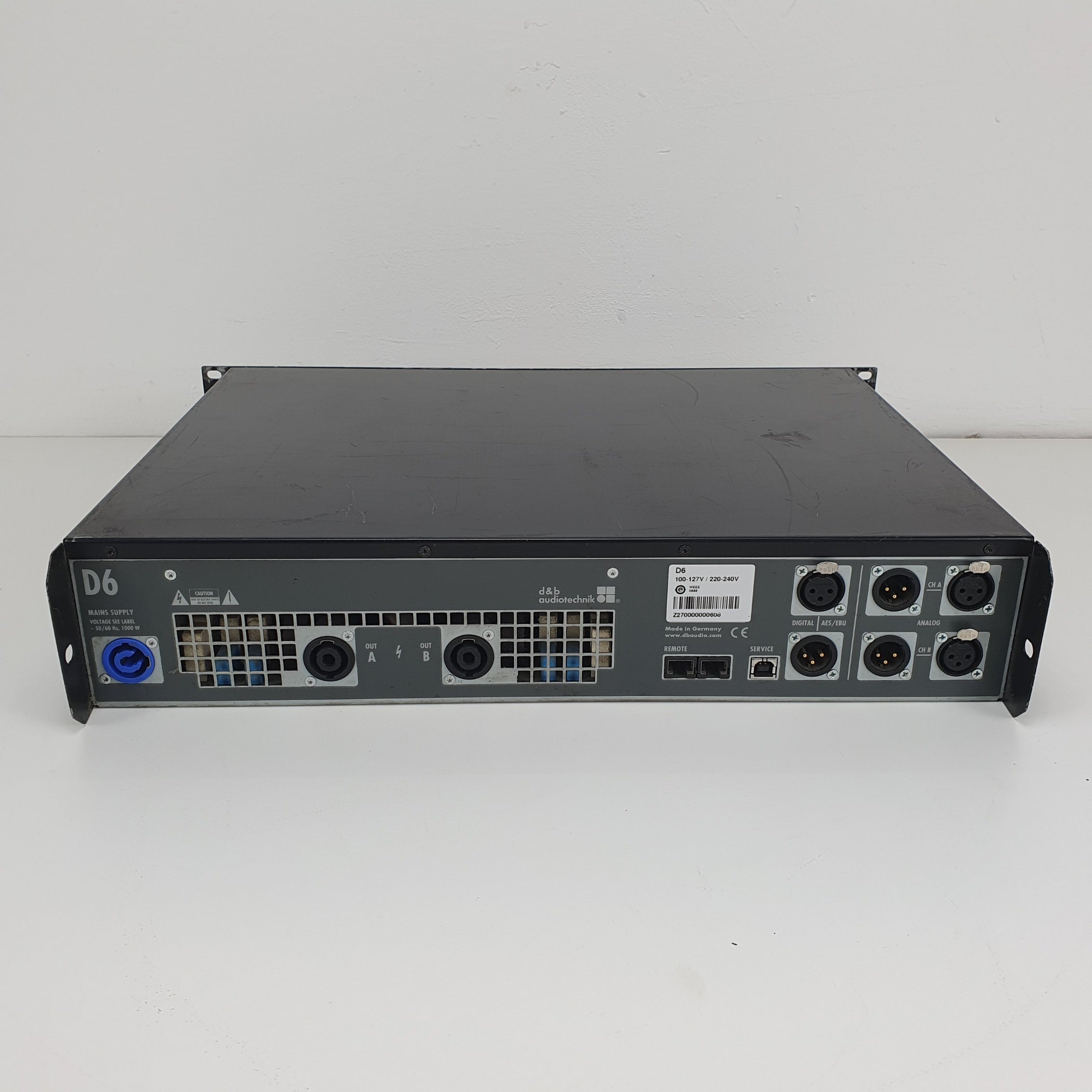 D&B D6 PA tweekanaals versterker
