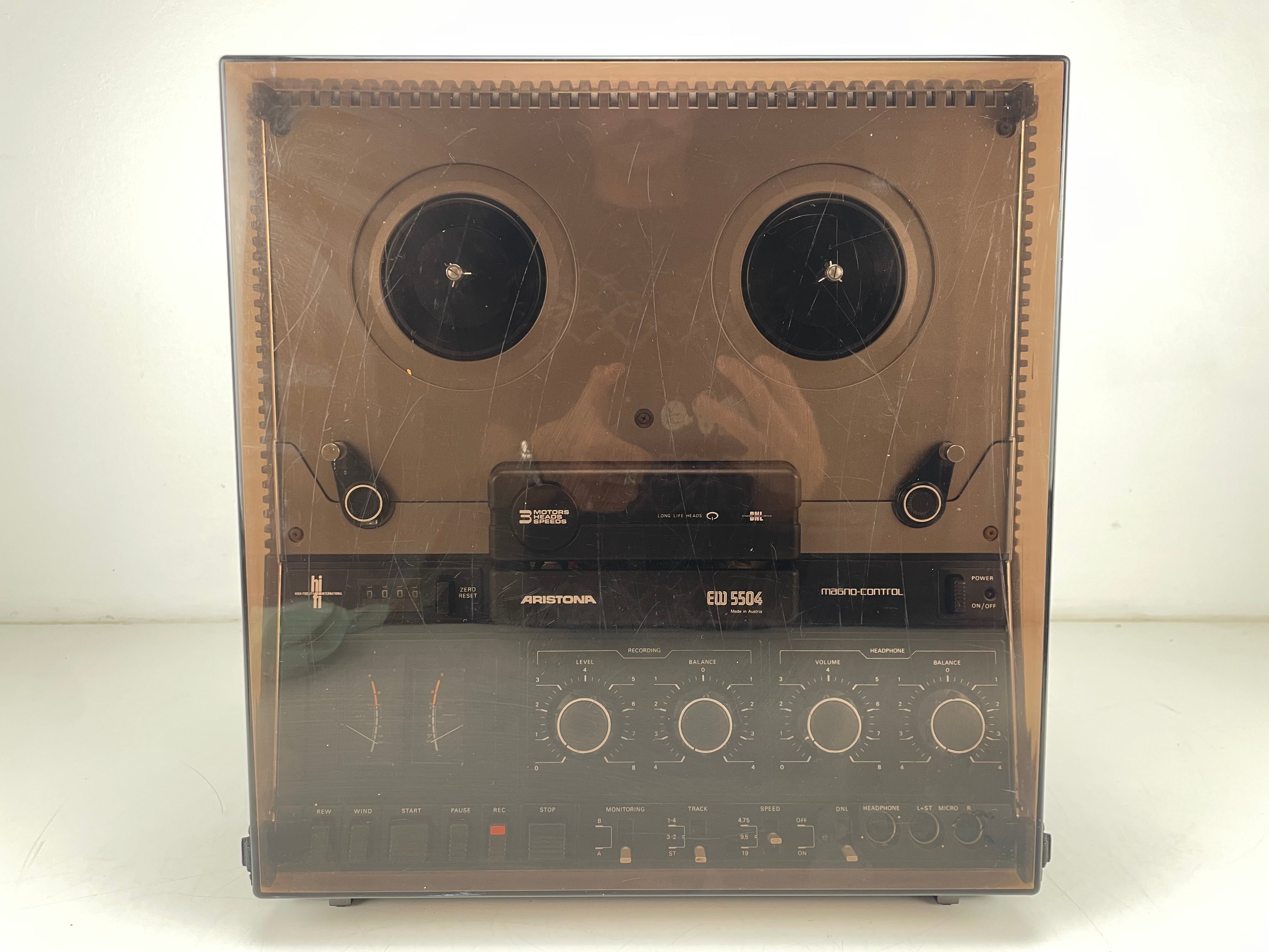 Aristona EW5504 Reel-to-Reel Tape Deck – Cleaned Potentiometers & New Snares