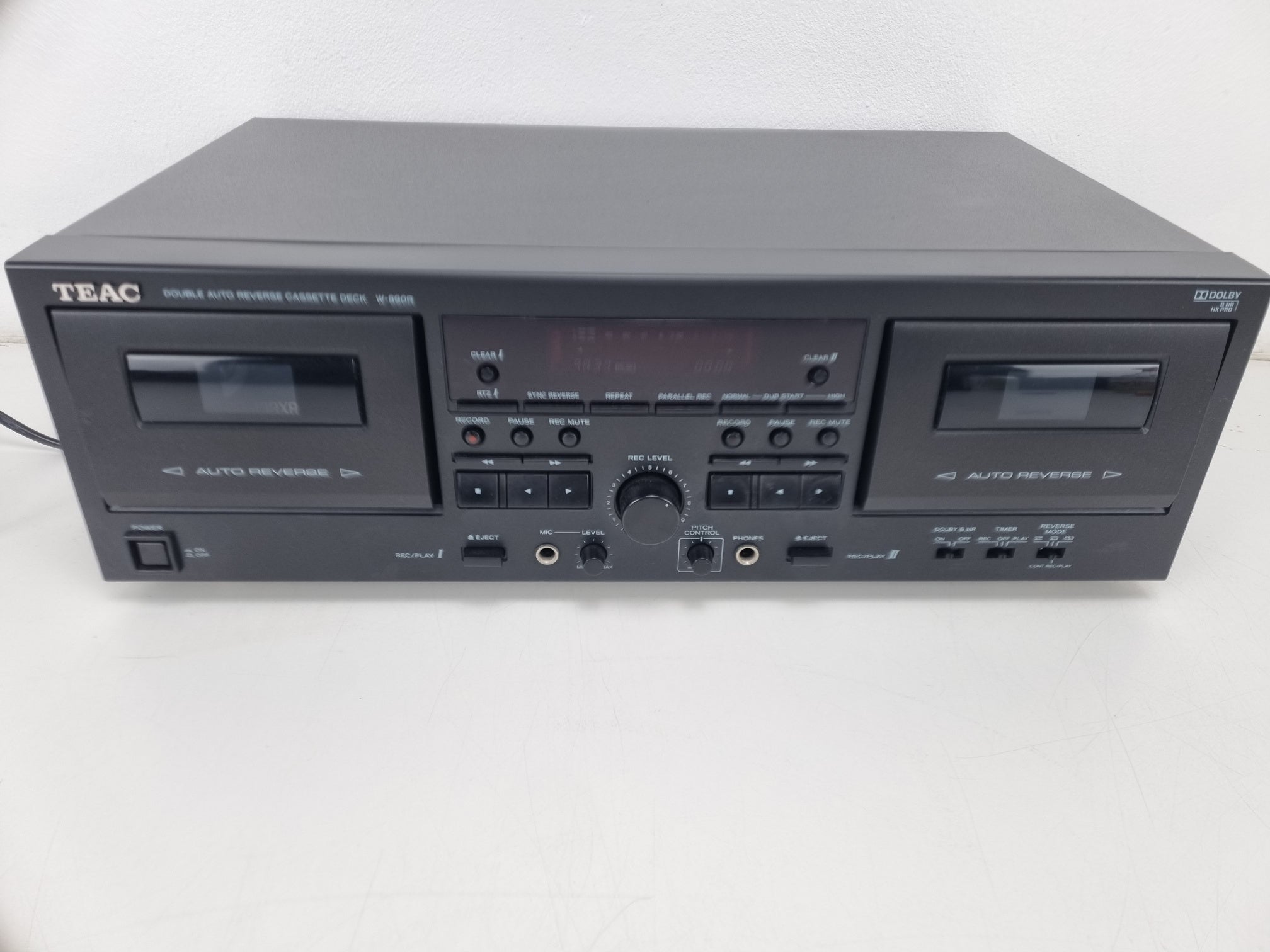 TEAC W-890R Double Auto Reverse Cassette Deck
