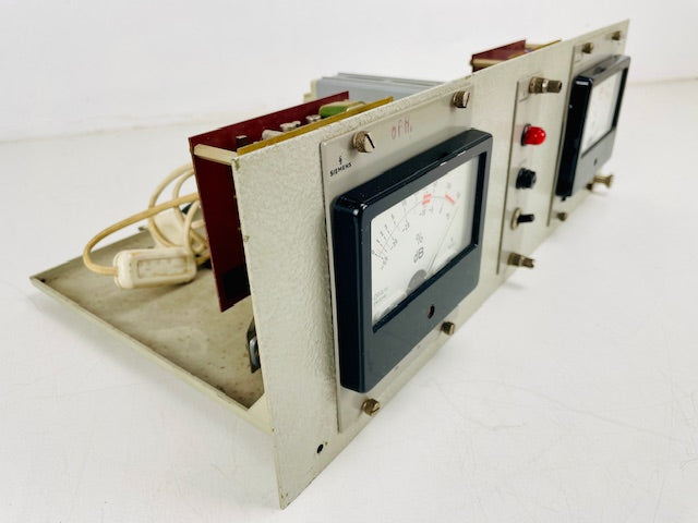 Siemens Sitral C71249-A76-A6 Pro Audio Stereo VU-meterset - Inclusief N224-voeding