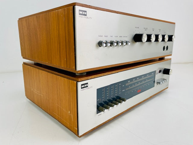 Klein & Hummel ES 20+ET20 stereo versterker + AM/FM-tuner set