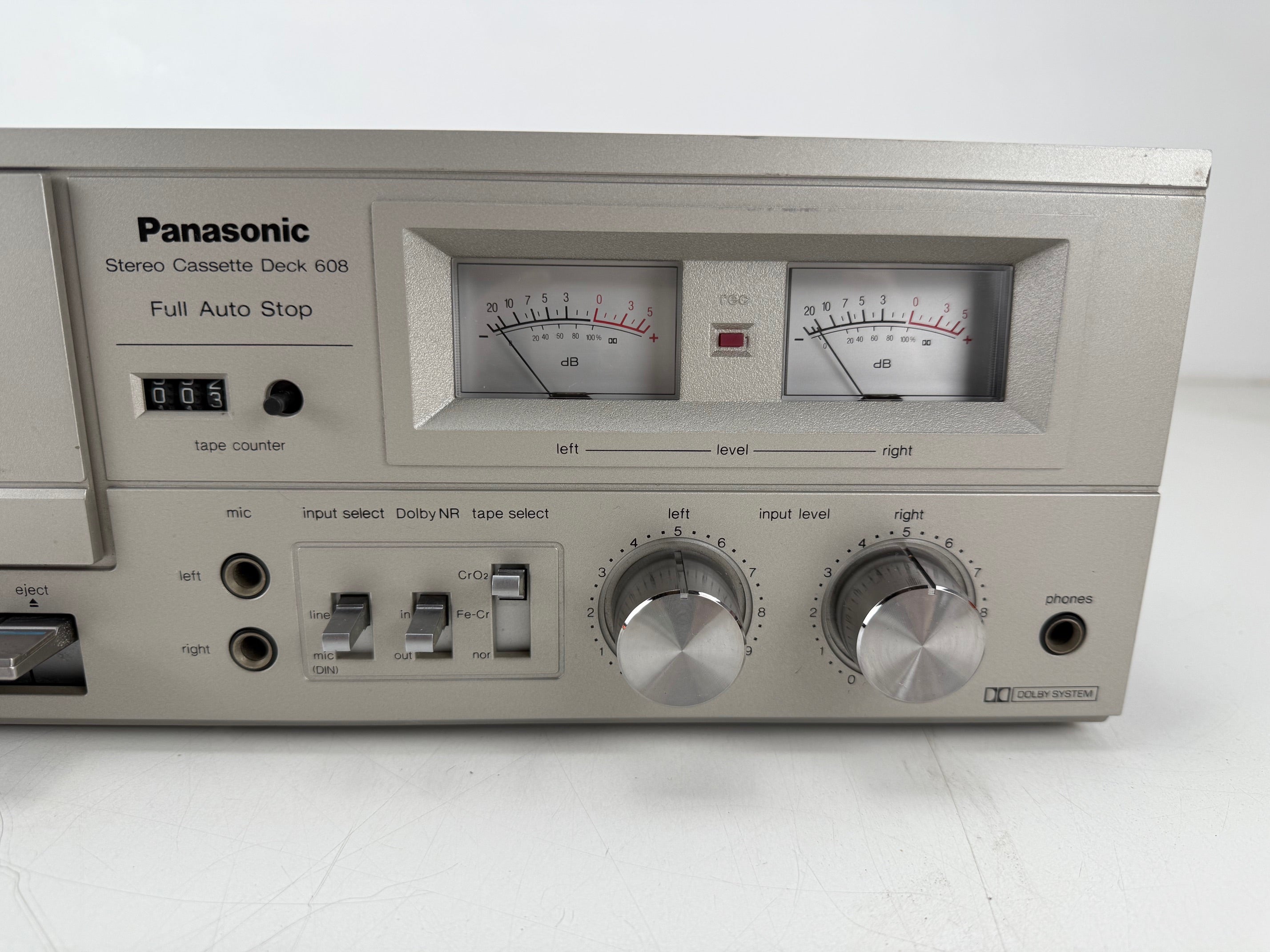 Panasonic RS-608 Stereo Cassette Deck - Serviced