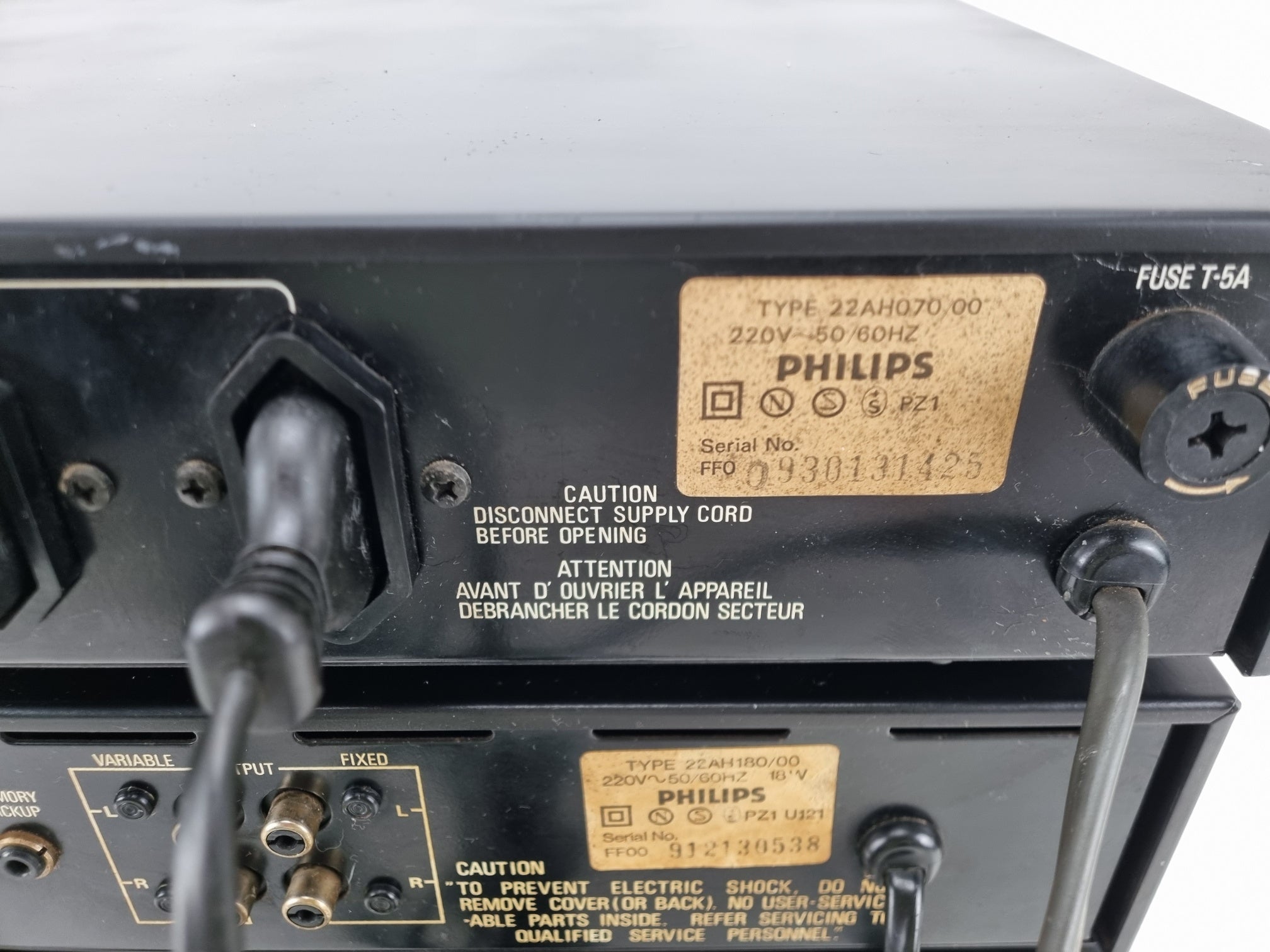 Philips 070 Switch Unit  - 180 TUNER - 280 Pre amp - 380 DC Power Amp - Fully Serviced set