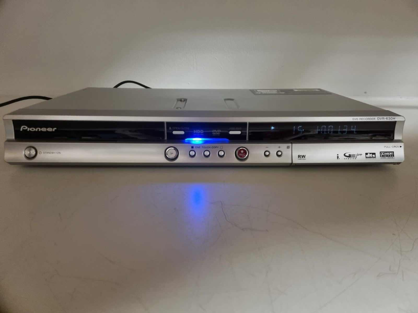 Pioneer DVR-630H-S dvd-recorder - Inclusief handleiding en afstandsbediening