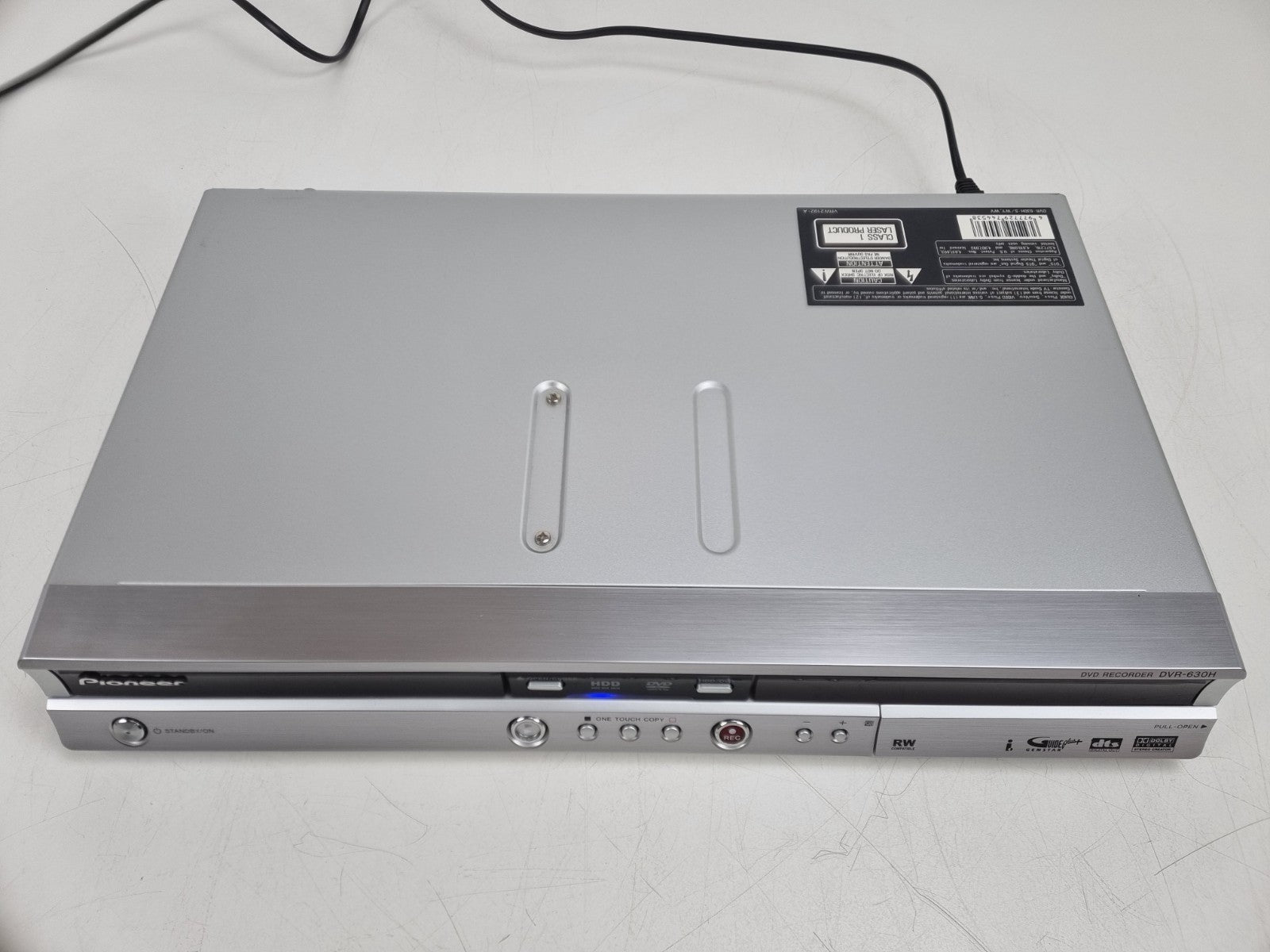 Pioneer DVR-630H-S dvd-recorder - Inclusief handleiding en afstandsbediening