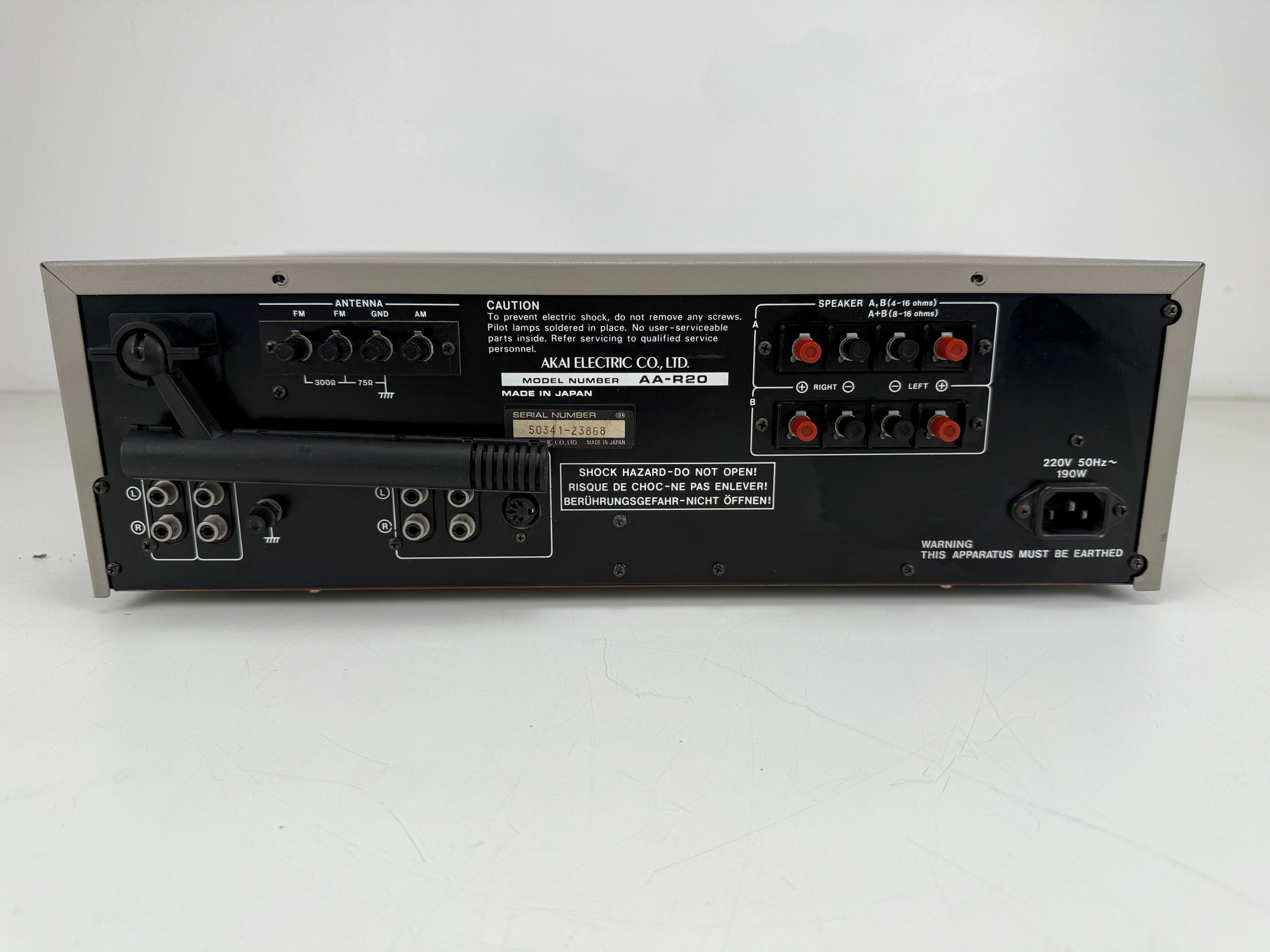 Akai AA-R20 stereo-ontvanger - Nieuwe lampen