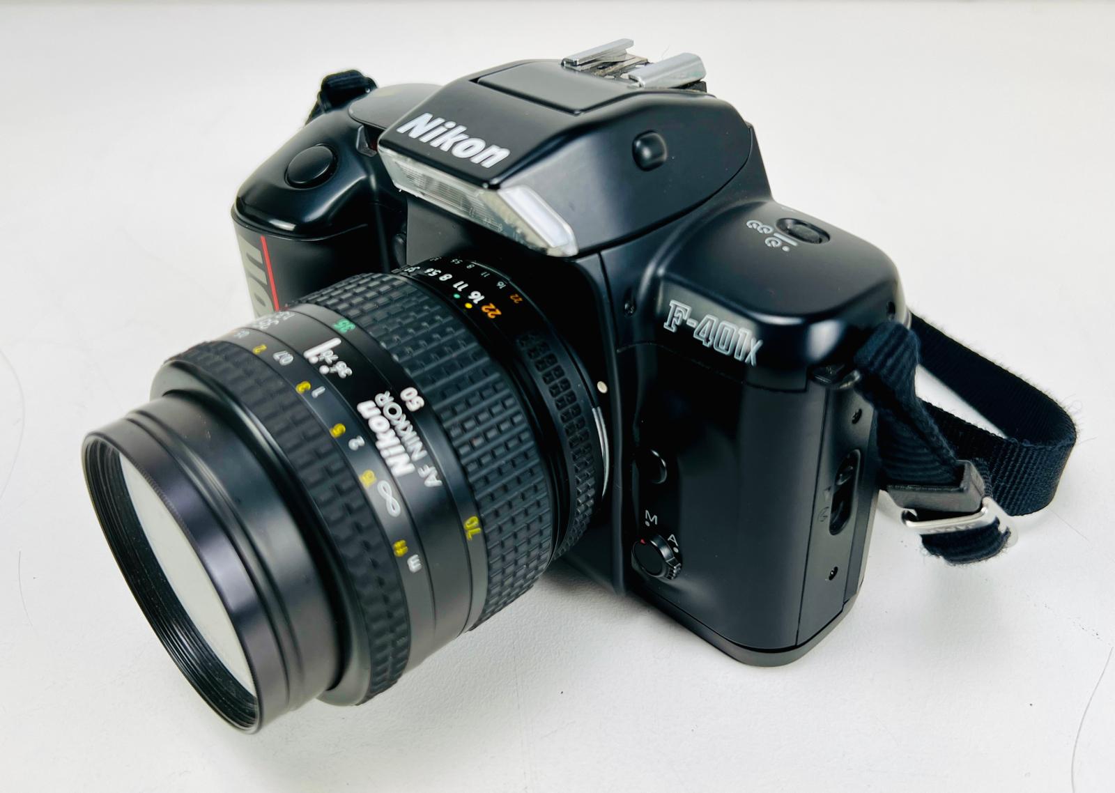 Nikko F401X Film Camera -  Set with 4 Lenses, SB-8E Speedlight - And lots of accessories