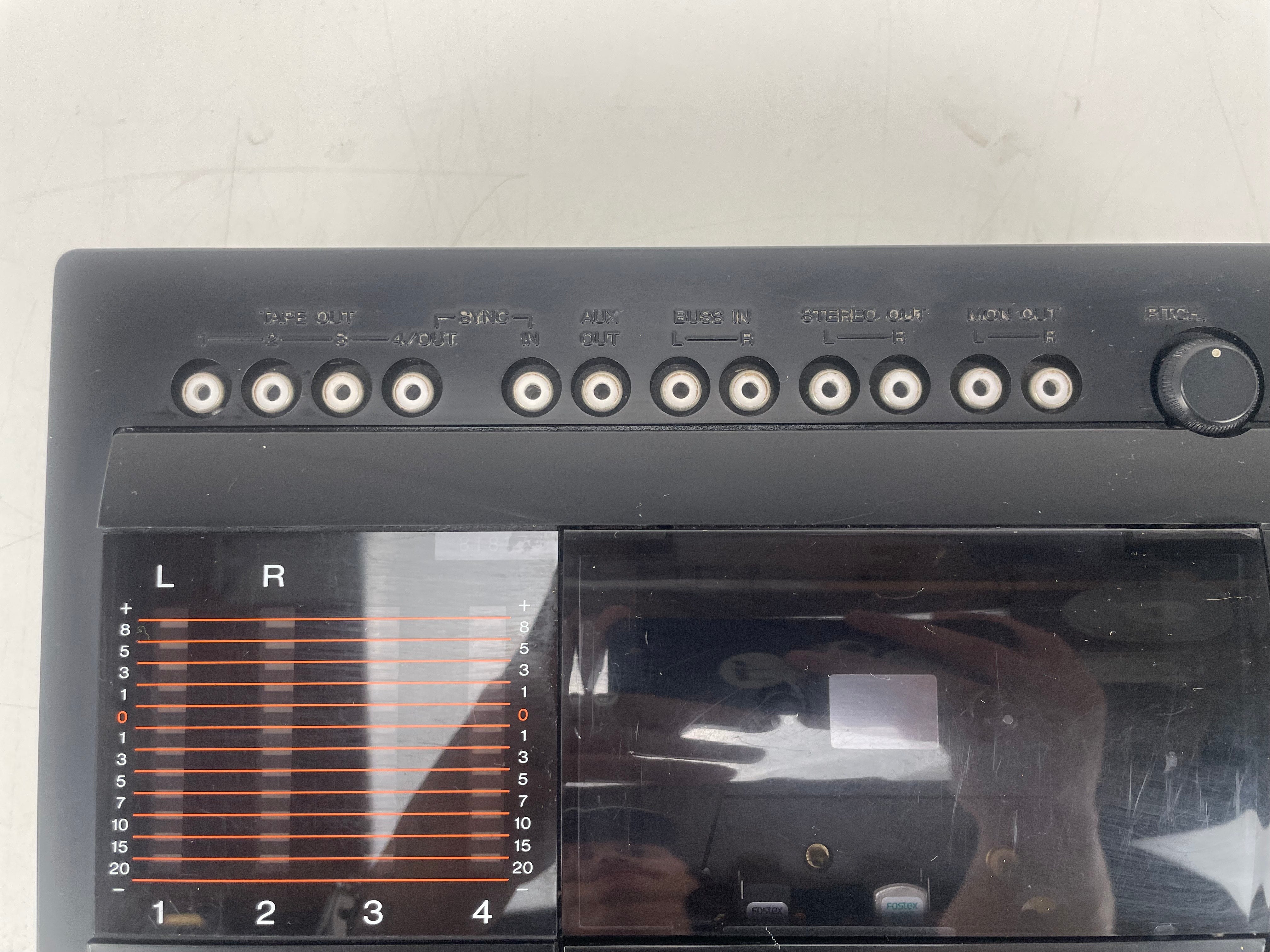 Fostex Multitracker 160 – 4-sporen cassetterecorder en mixer – Voor onderdelen of reparatie