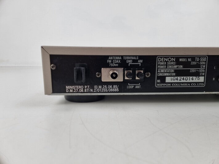 Denon TU-550 AM/FM Stereo Tuner