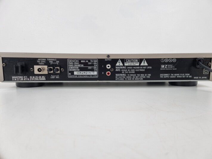 Denon TU-550 AM/FM Stereo Tuner