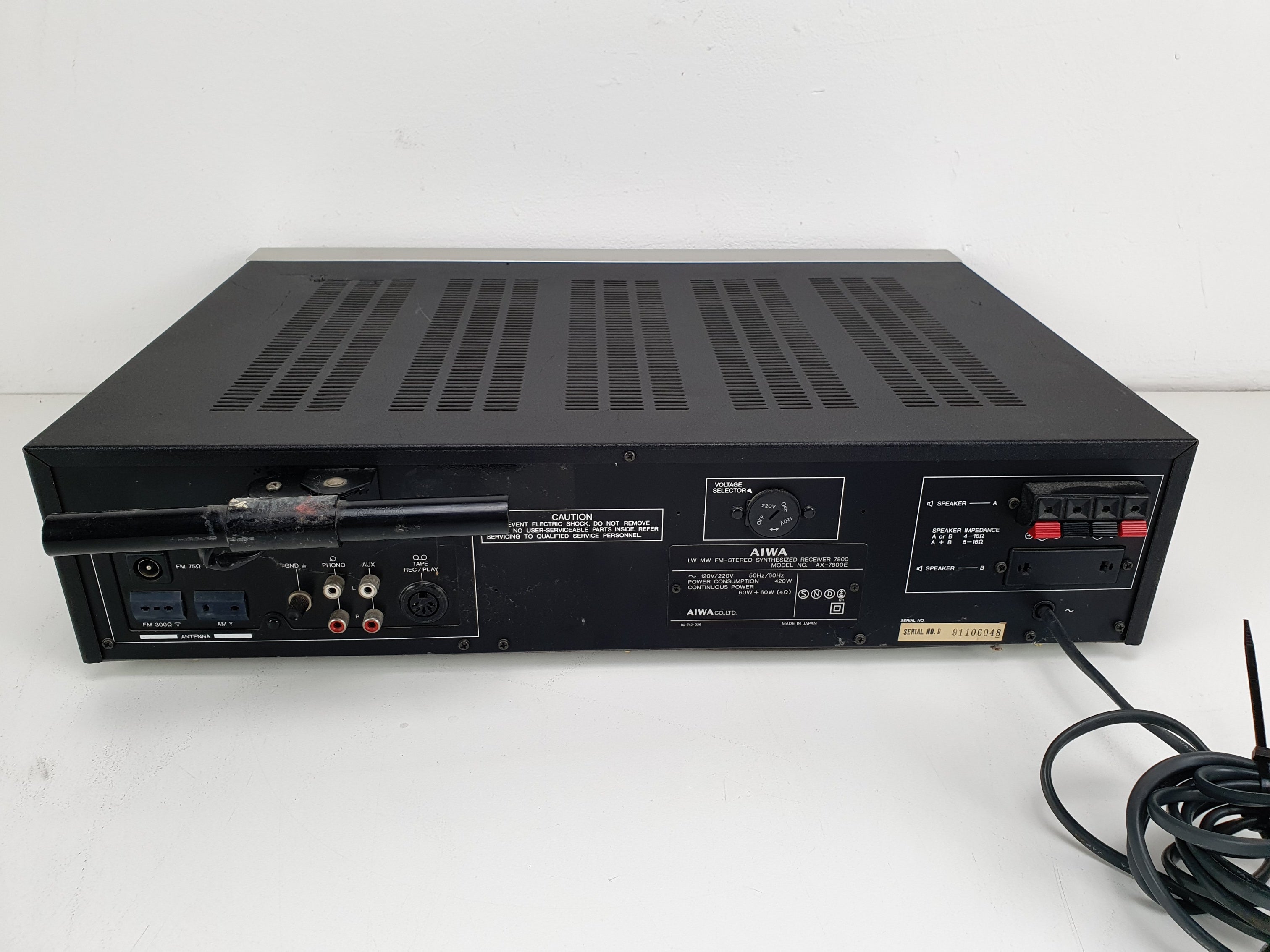 Aiwa AX-7800E - LW ​​MW FM Stereo Synthesizer Receiver