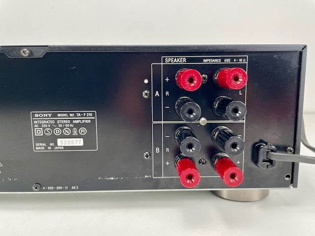 Sony TA-F210 Integrated Stereo Amplifier