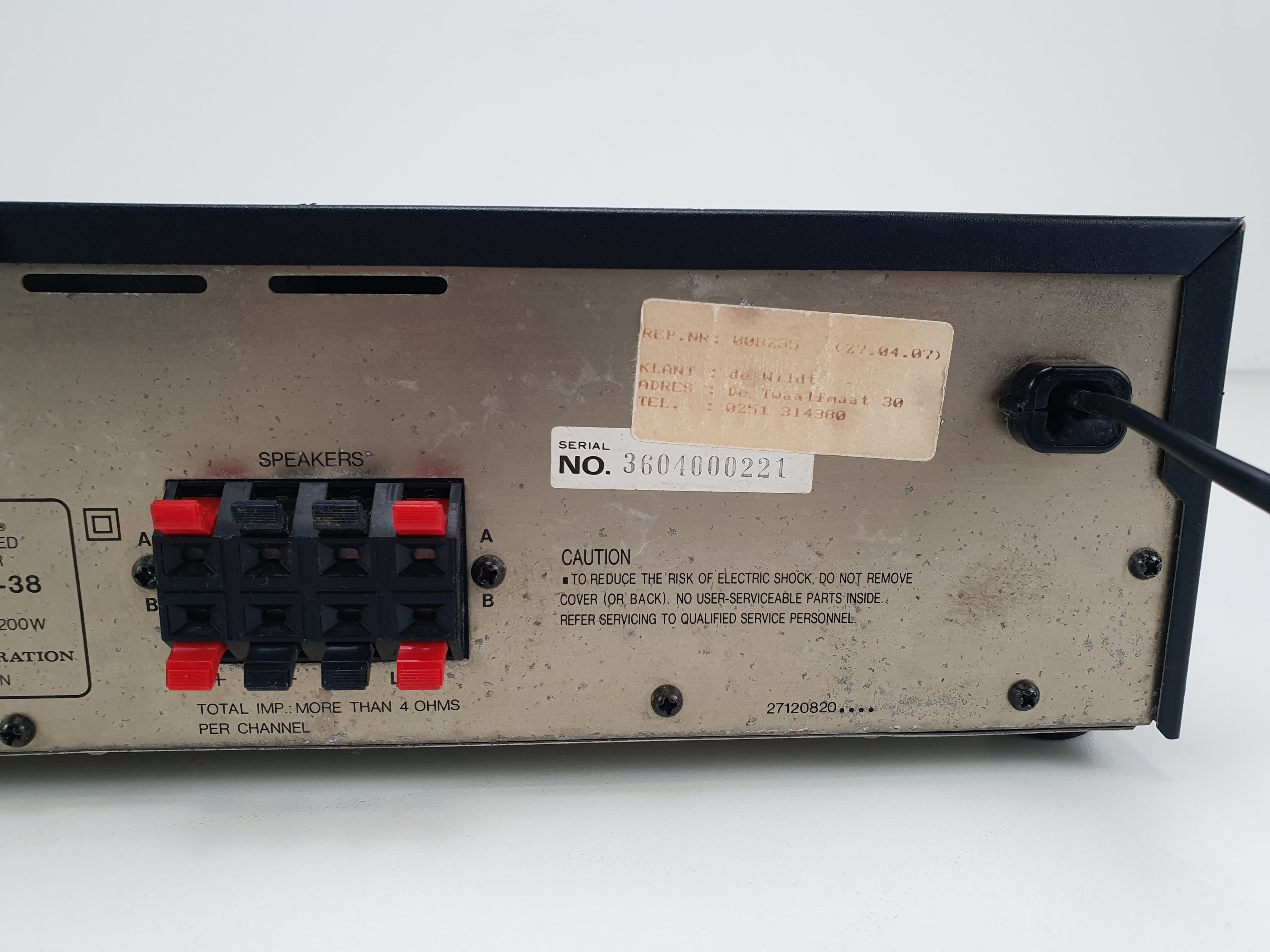 Onkyo TX-38 synthesizer tuner/versterker - Volledig nagekeken en onderhouden