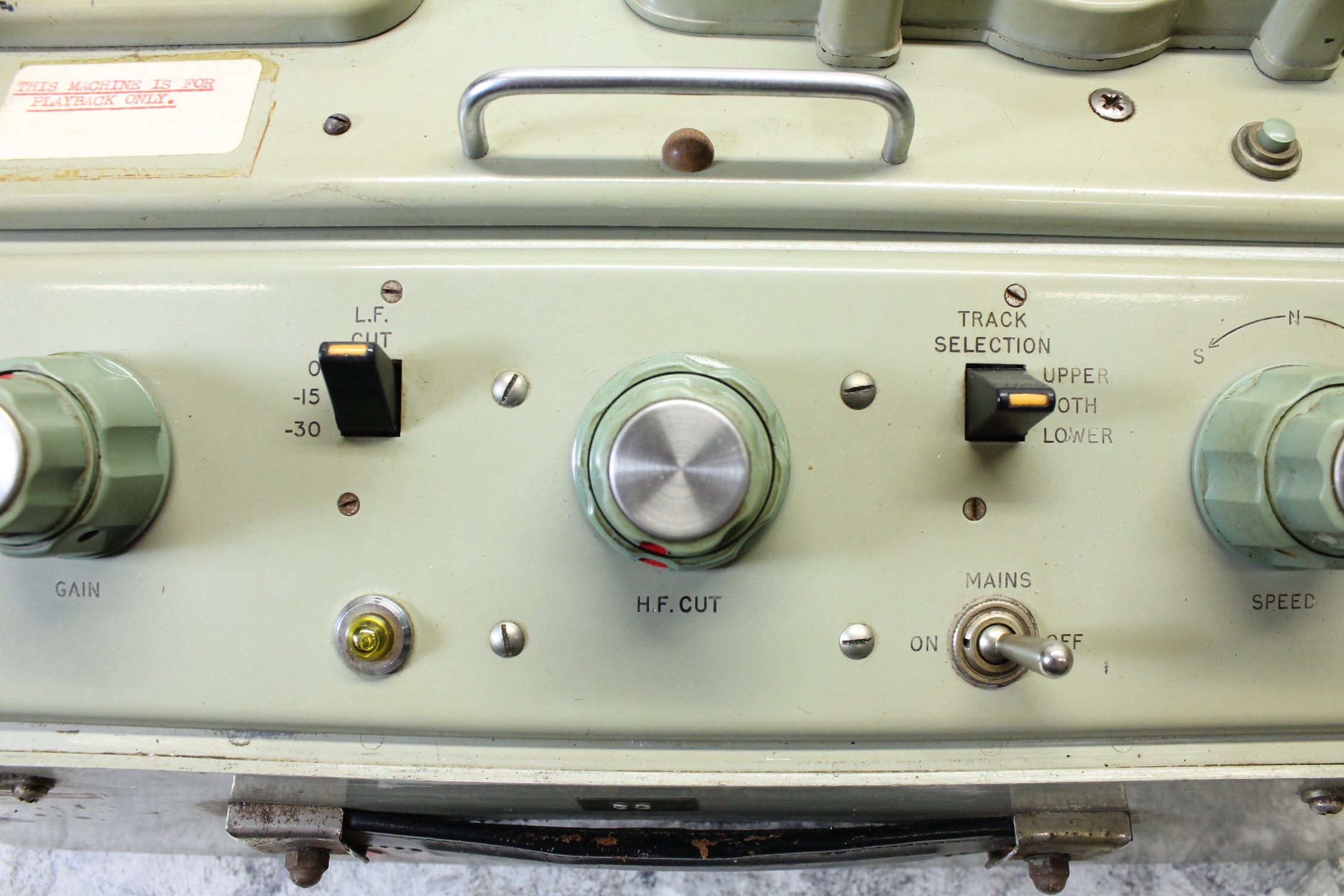 Ferrograph Magnetic Reproducer type Y6TR tape (no.2)