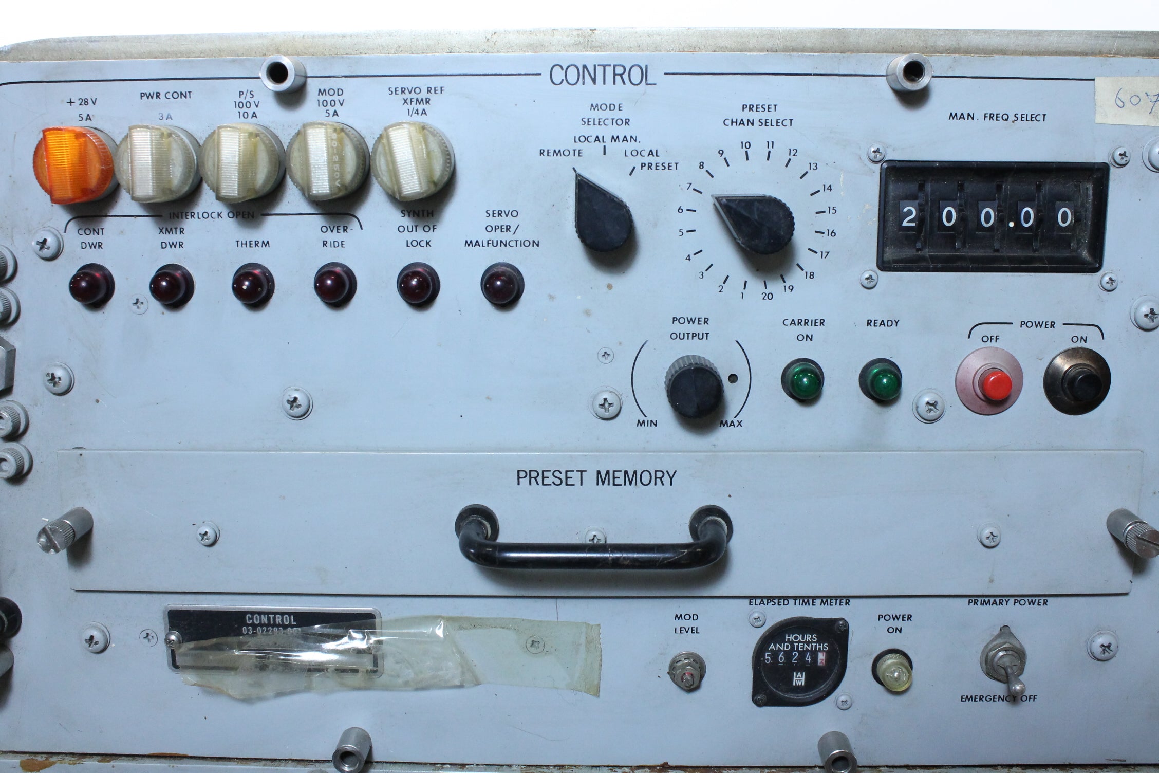 Electronic Communications, Inc. Model 716A Transmitter & Control Unit