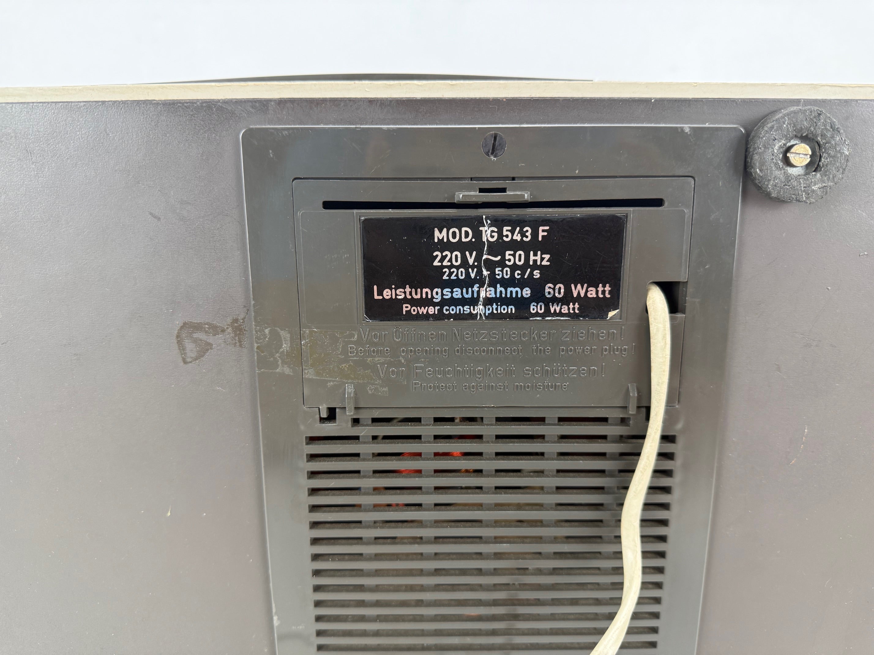 SABA TG-543 Stereo 1/4" 18CM Tape Deck - Sold as is