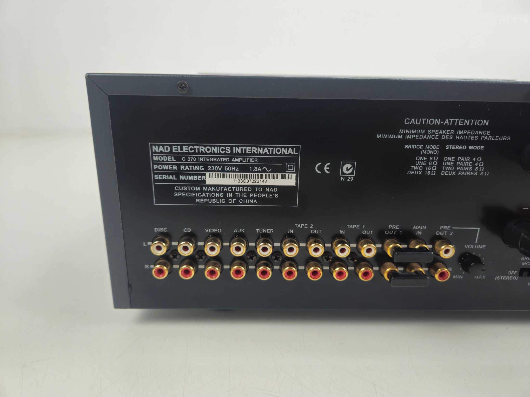NAD - C 370 - Stereo Intergrated Amplifier - With remote