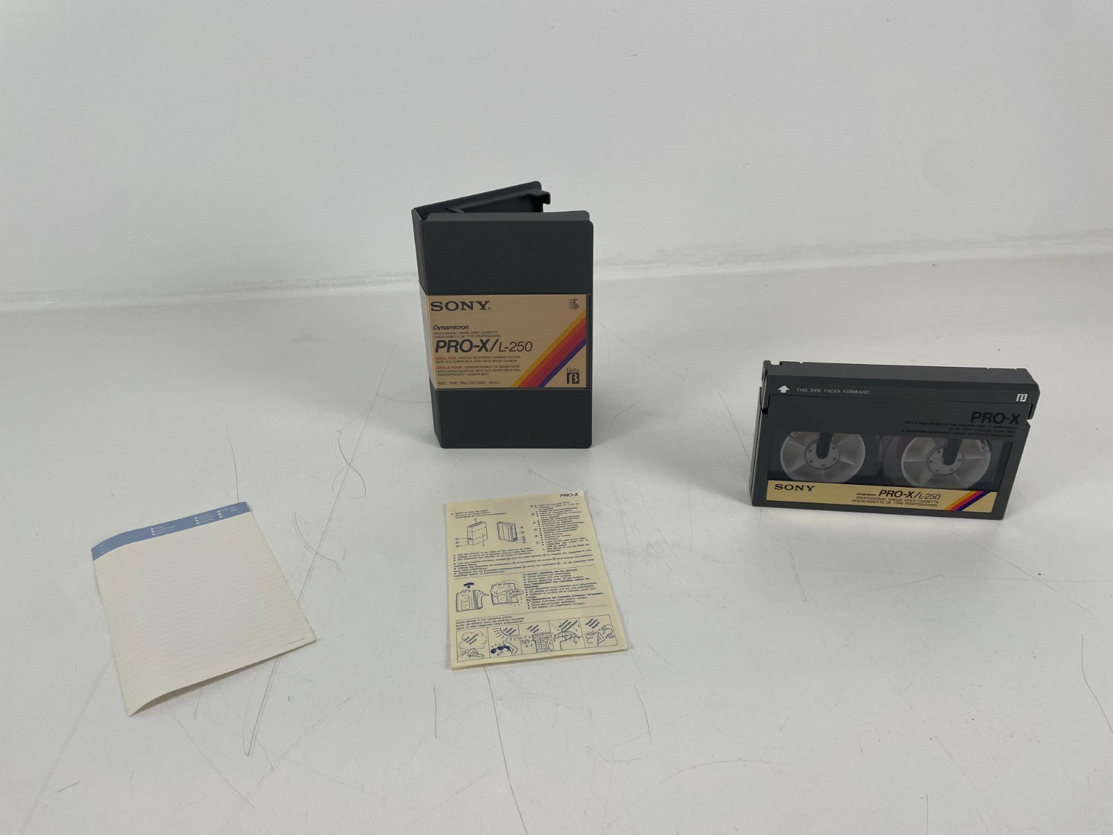 Sony PRO-X L-250 Betamax-tape – Hoge kwaliteit – NOS / Nieuwe oude voorraad - Verkocht per stuk
