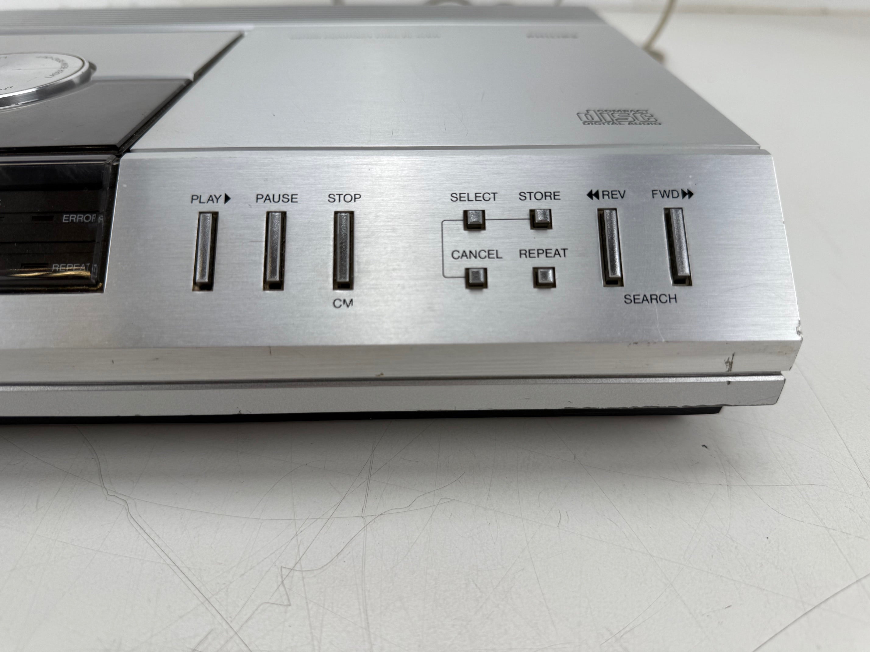 Philips - CD100 Compact Disc Player - Recapped - Manual - Made in Belguim