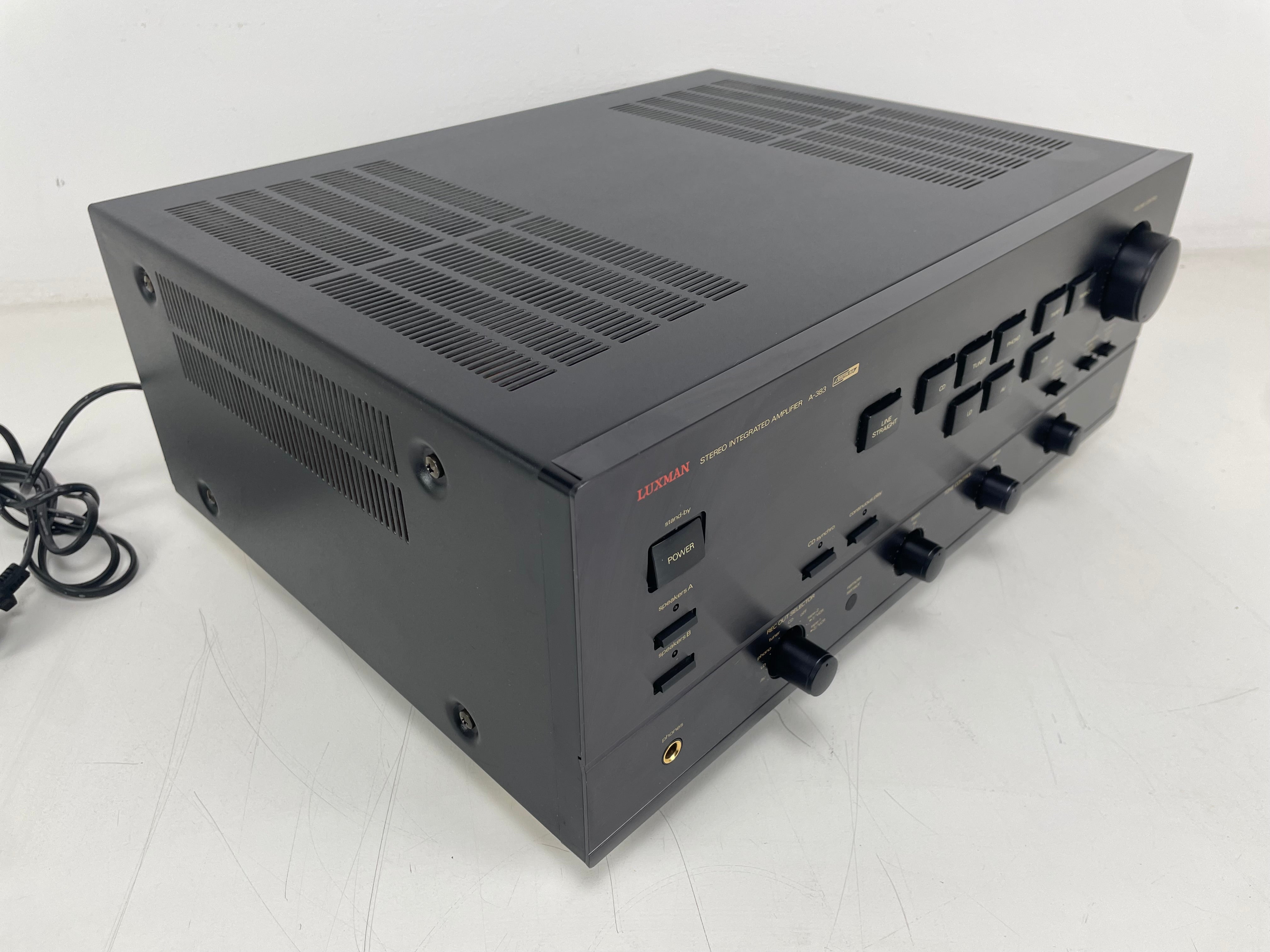 Luxman - A-383 - Stereo Integrated Amplifier - Inc. Remote - Serviced (Repaired)