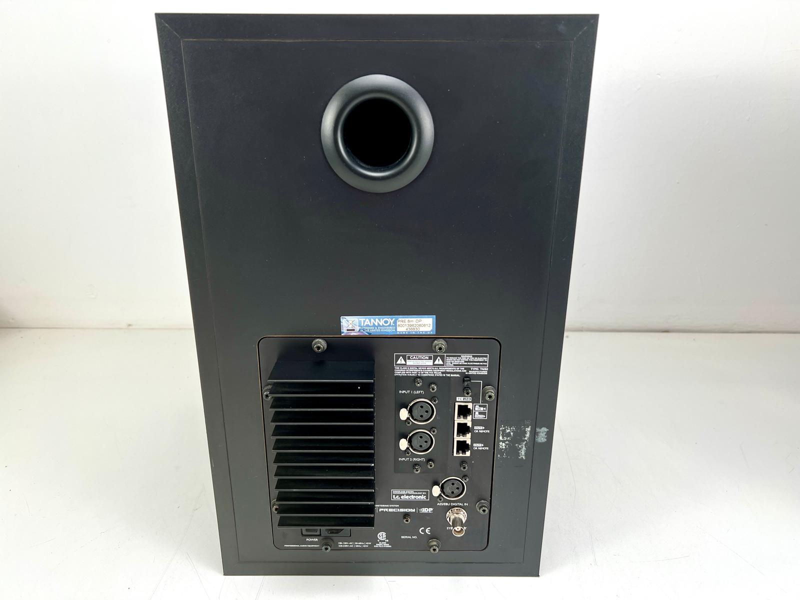 Tannoy PRECISION 8 IDP nearfield monitors (paar) en TS112 12" netwerksubwoofer