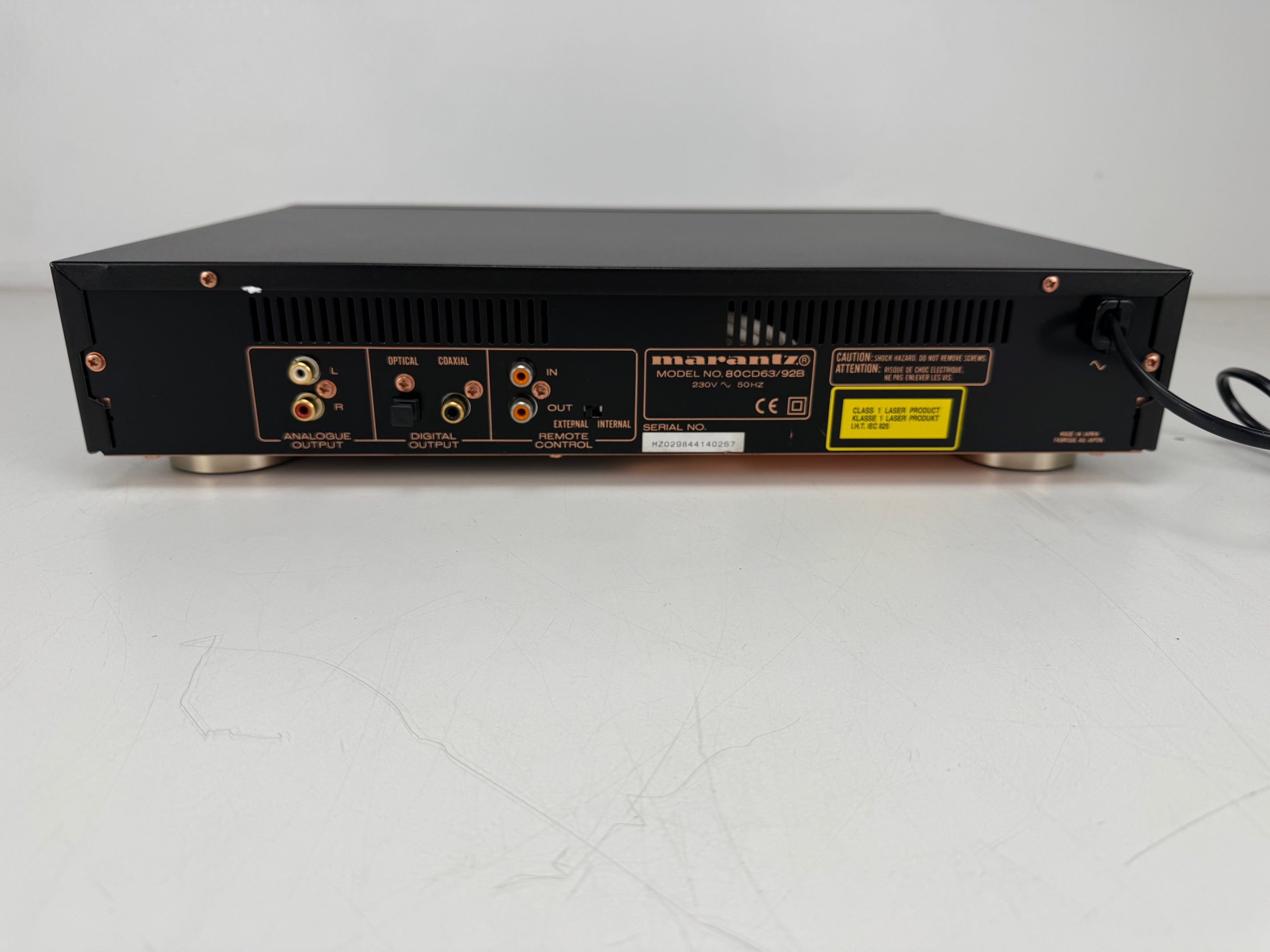 Marantz CD-63 MKII Compact Disc Player with Original Box - Manuals - Remote Control