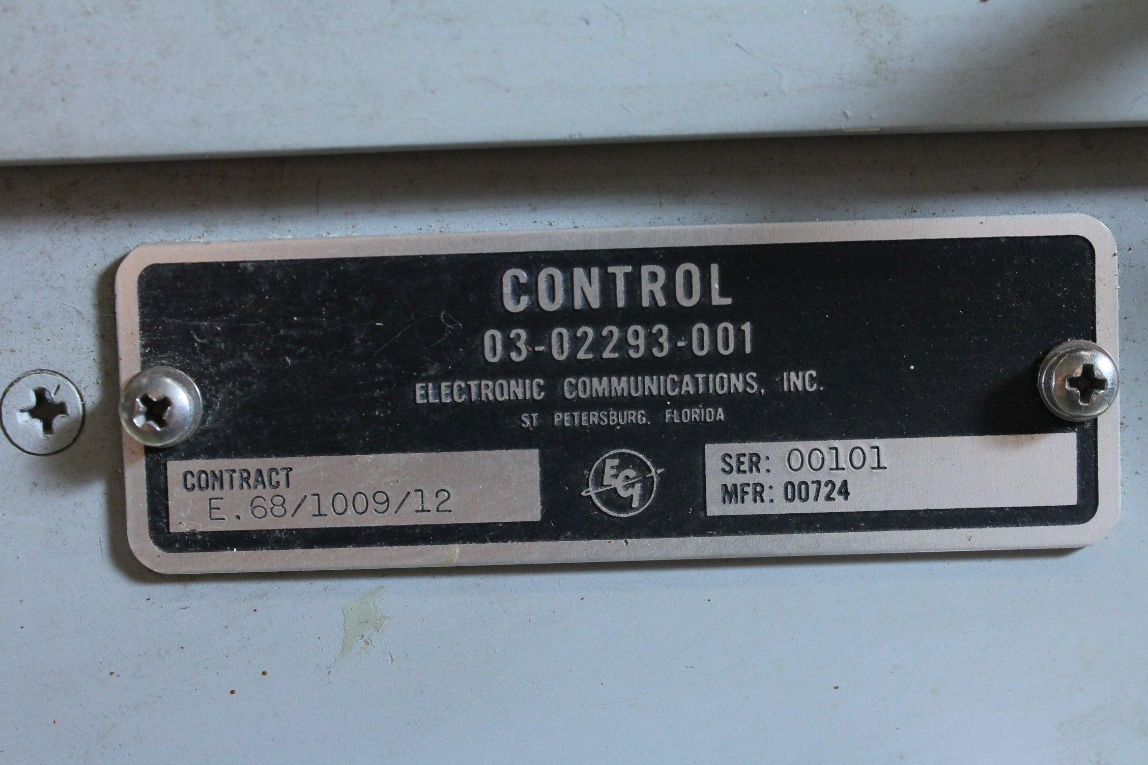 Electronic Communications, Inc. Model 716A Transmitter & Control Unit