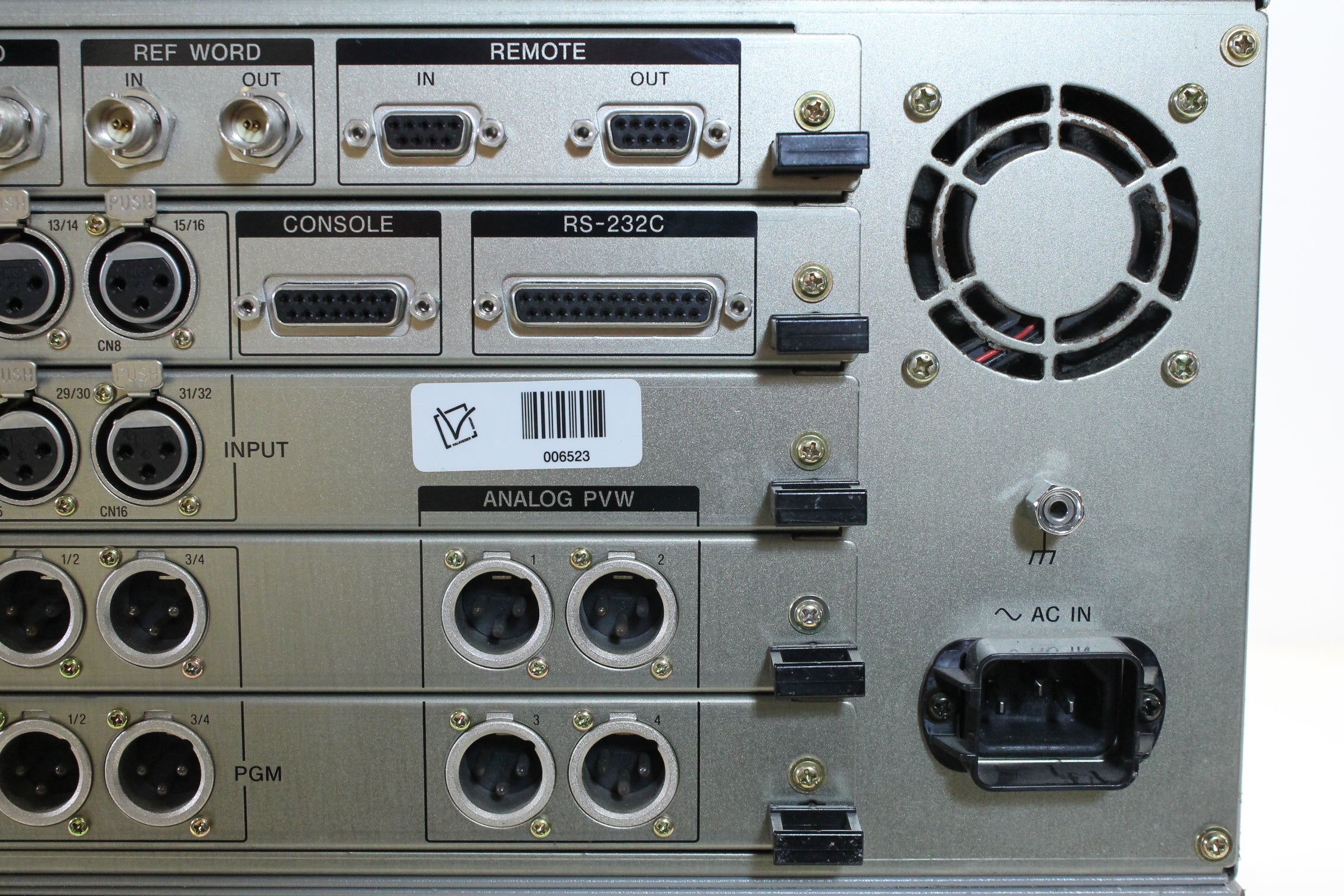 Sony Digital Audio Mixer DMX-E3000 with mainframe and Service Manual