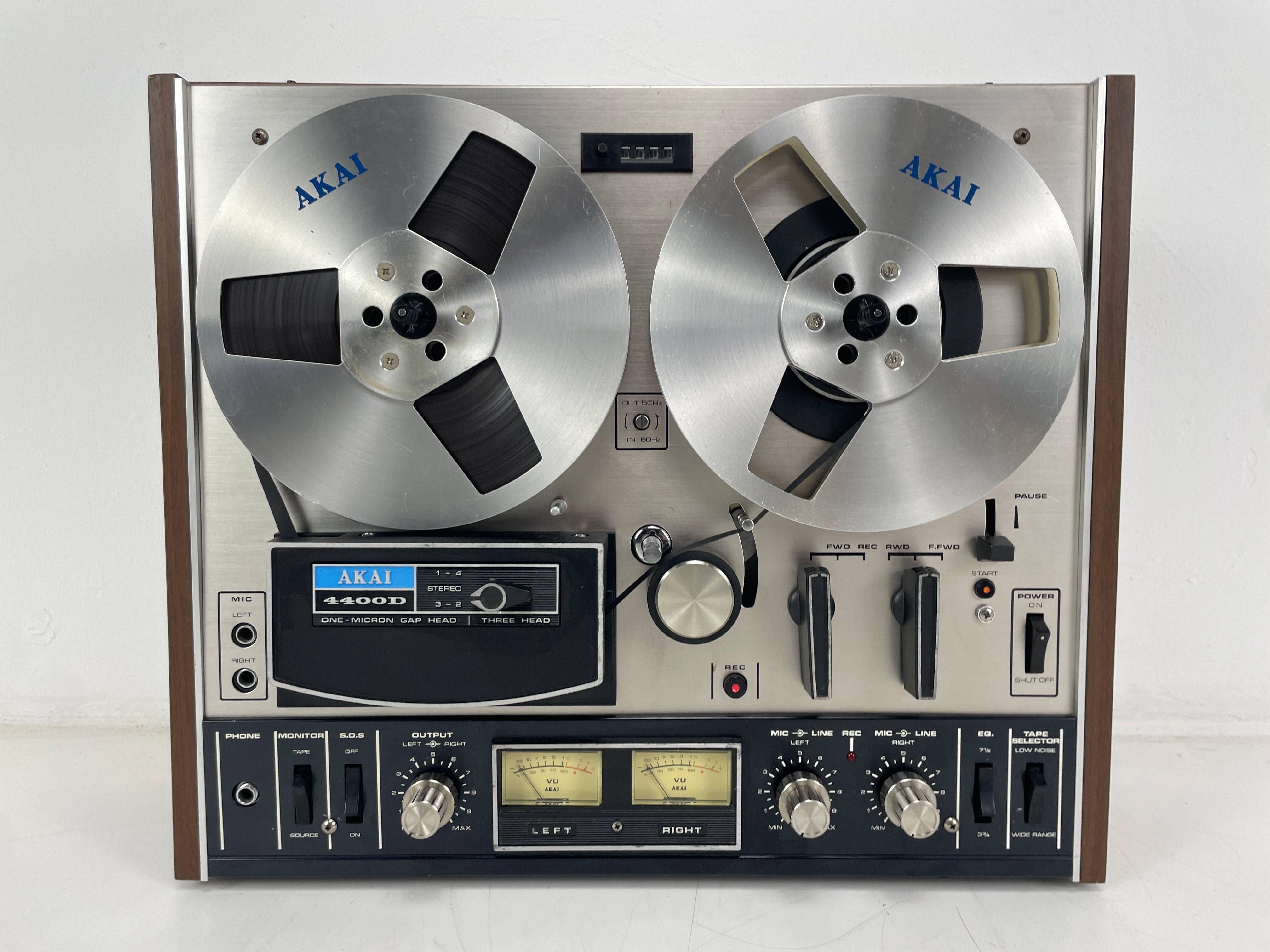Akai - 4400D - Reel to Reel Recorder - 3-Head - 18 CM - Serviced (Repaired)