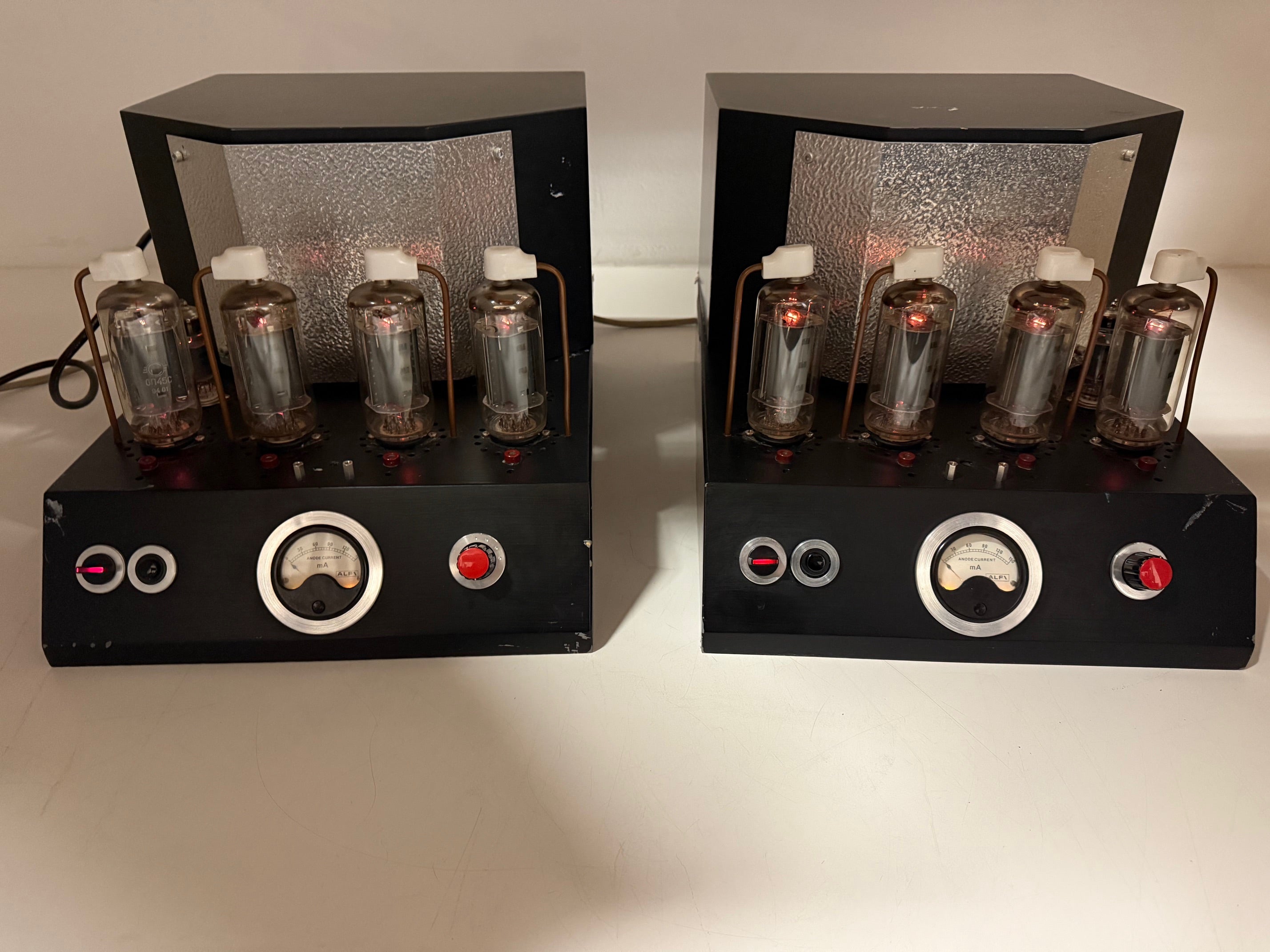 Unknown Mono Tube amplifiers set 15 Watt RMS - Clas A - 4-8 Ohm - Serviced