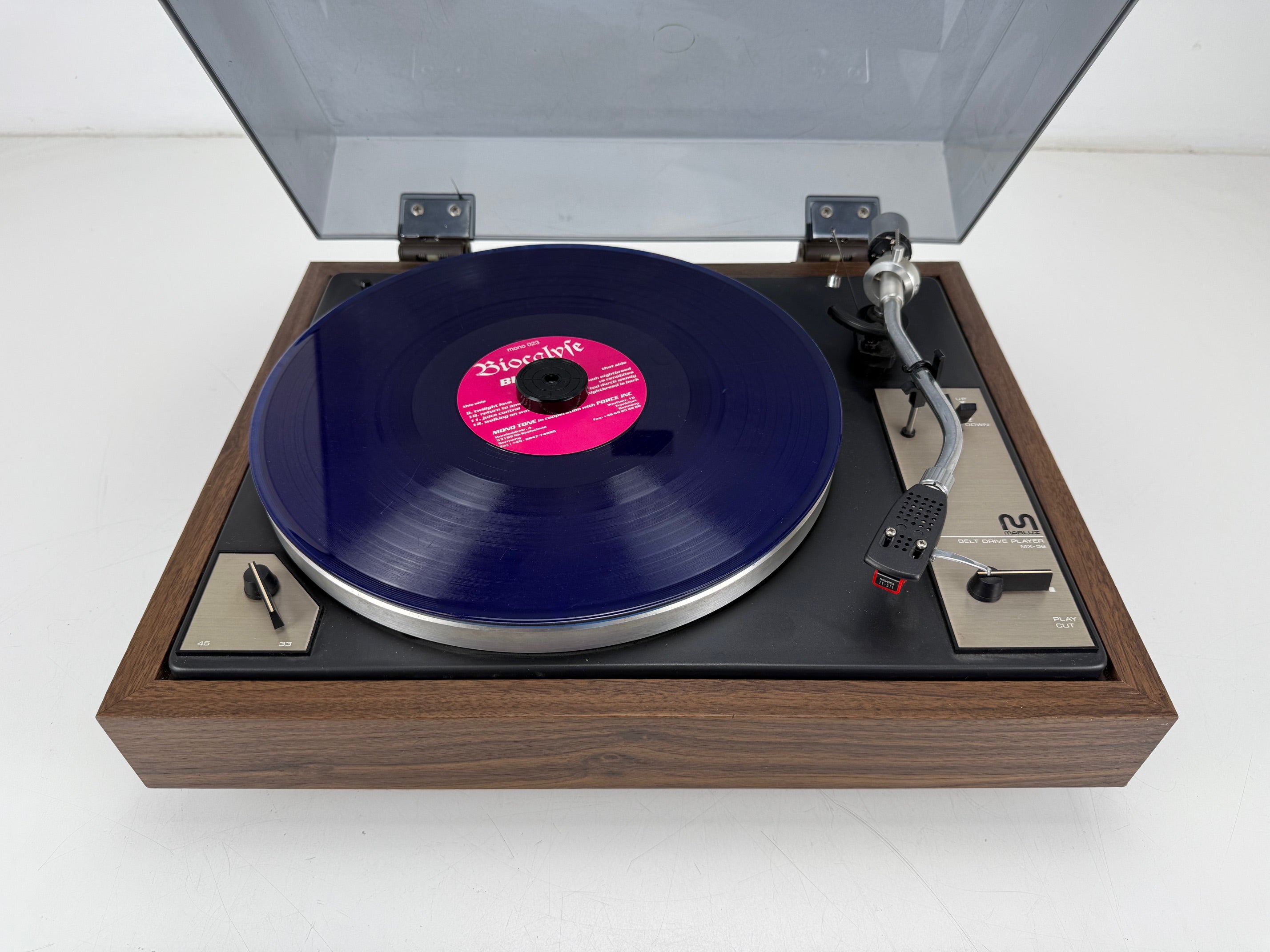 Marlux MX-56 Belt-Drive Turntable - New Belts - Nagaoko JT-511