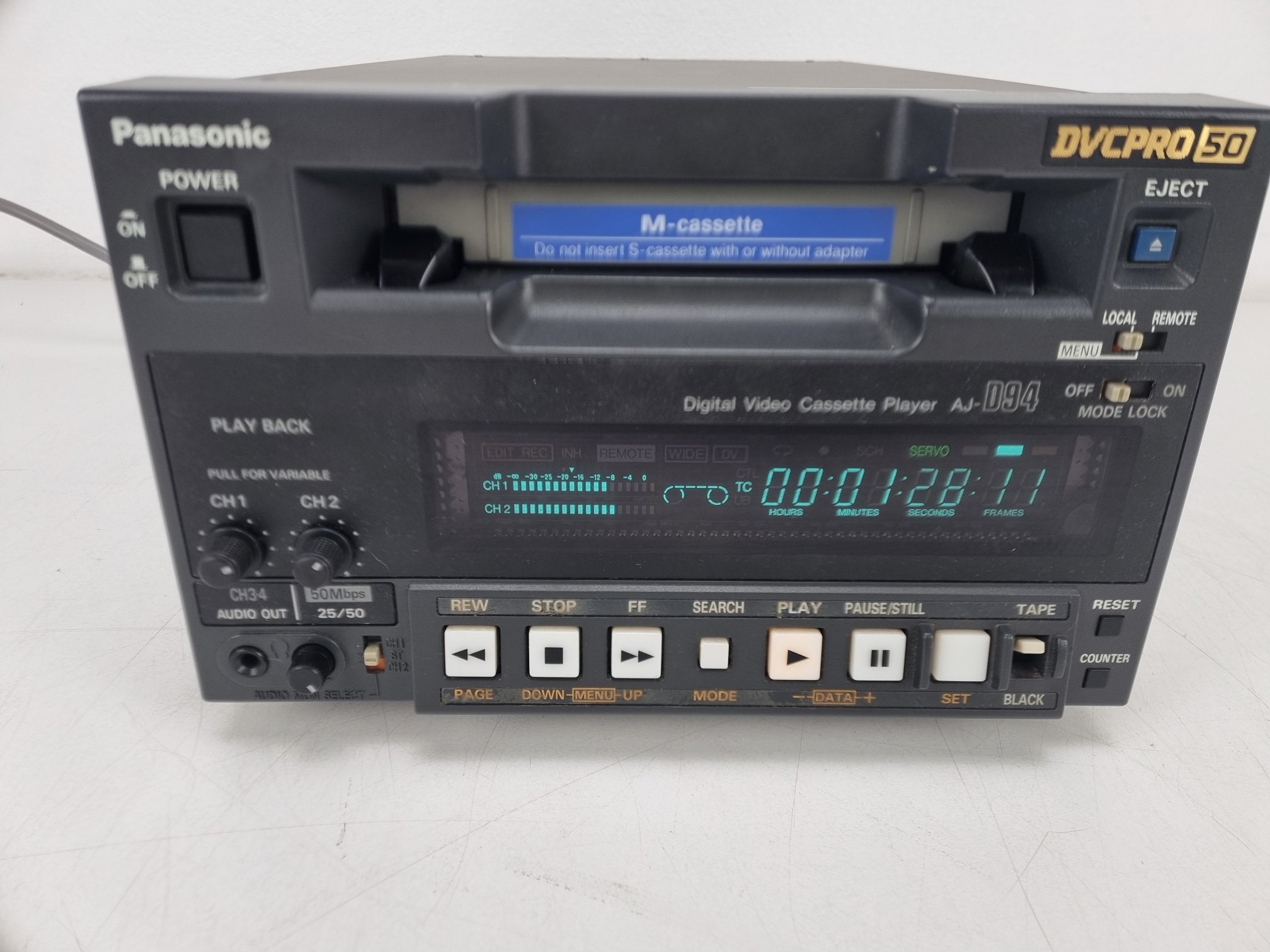 Panasonic AJ-D94 DVCPRO 50 Office Viewer - Fully Serviced (no.3)