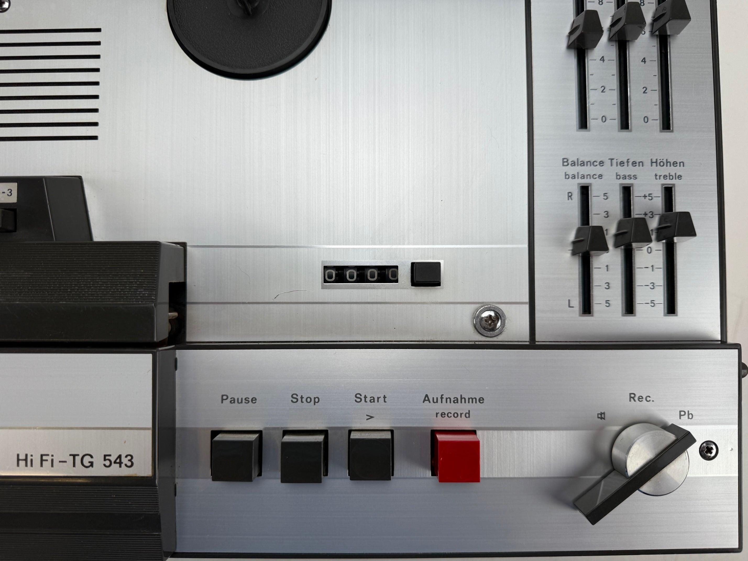 SABA TG-543 Stereo 1/4" 18CM Tape Deck - Sold as is