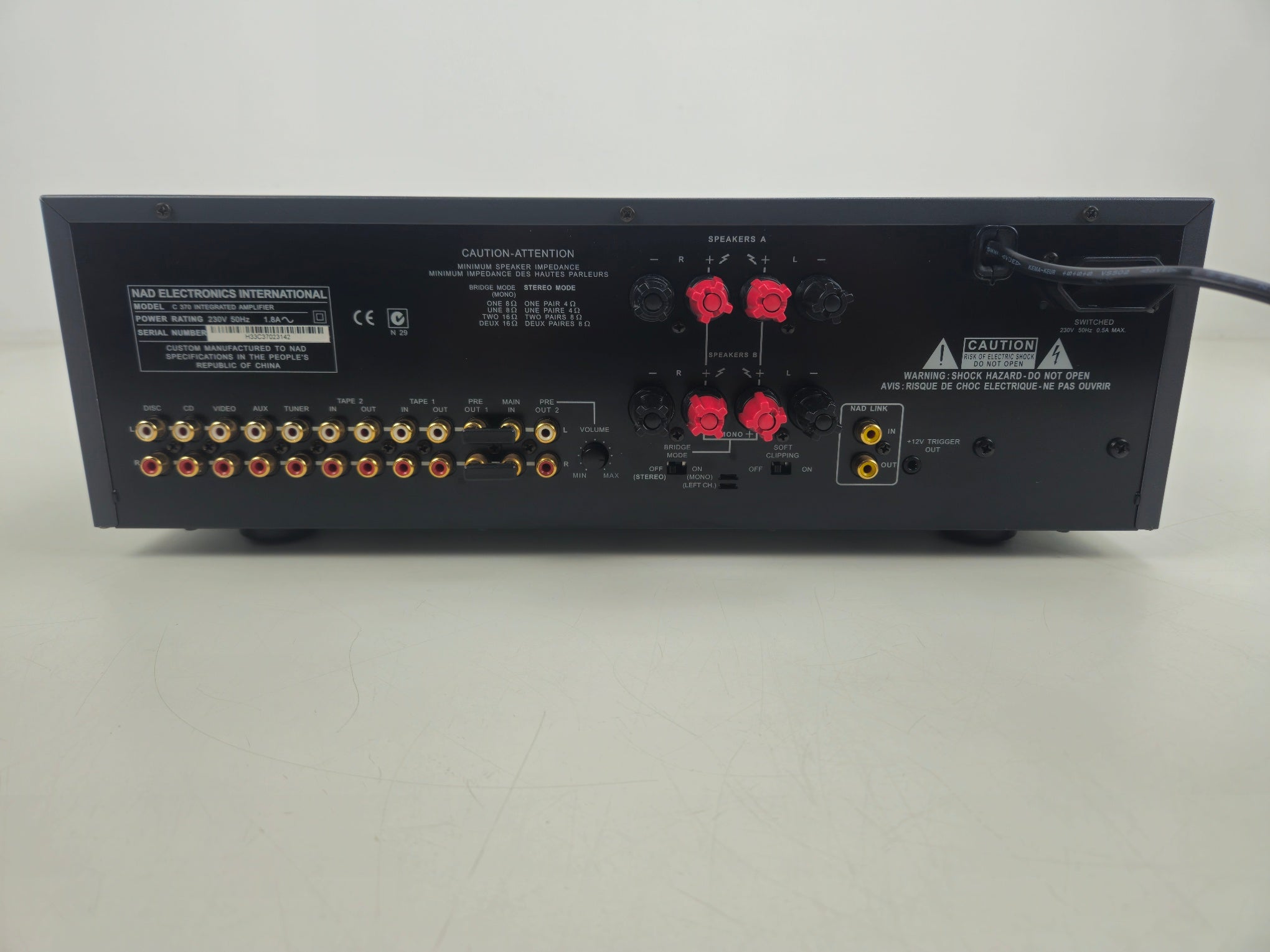 NAD - C 370 - Stereo Intergrated Amplifier - With remote