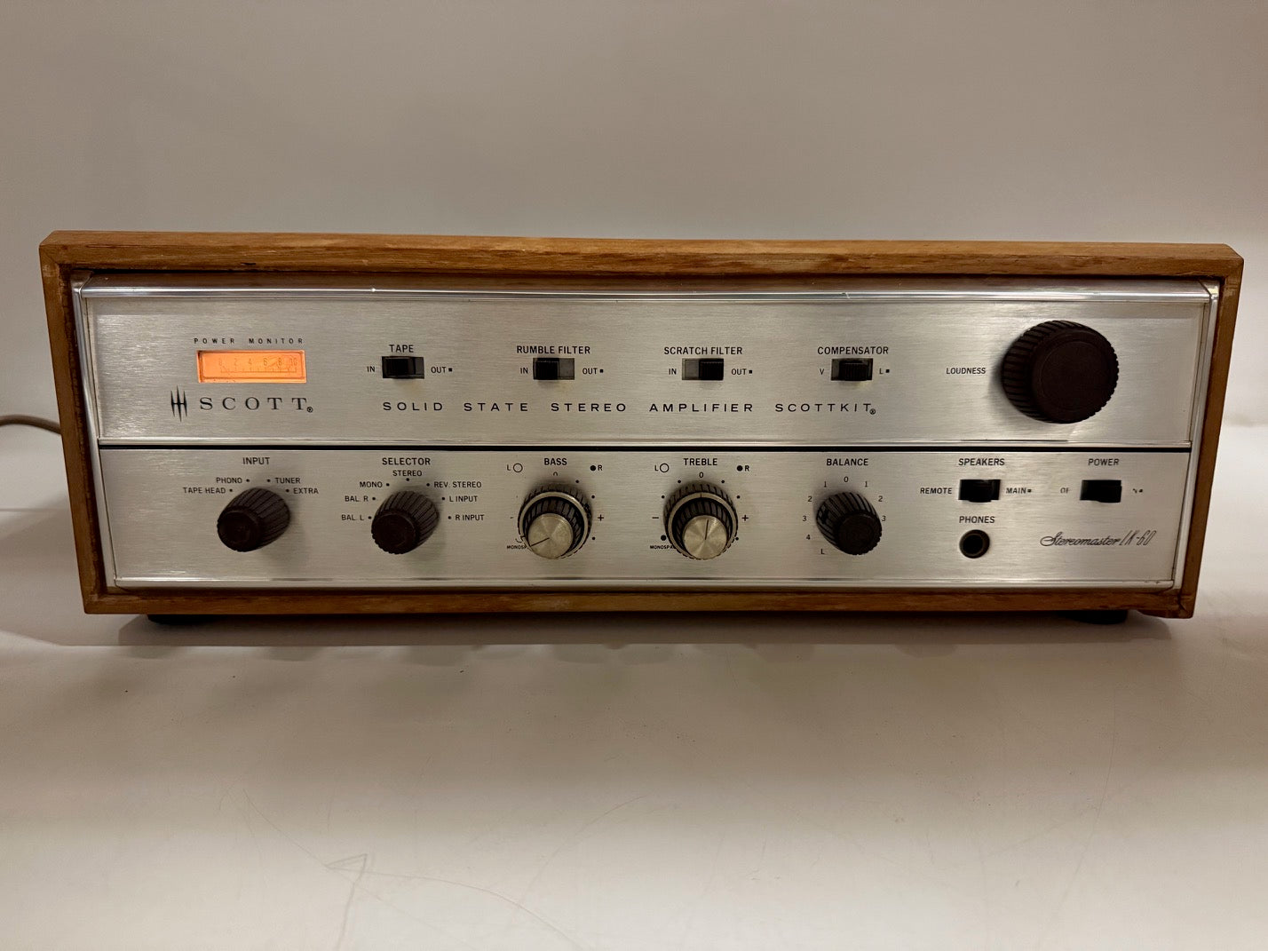 HH Scott LK-60 Solid State Stereo Versterker - Volledig Onderhouden