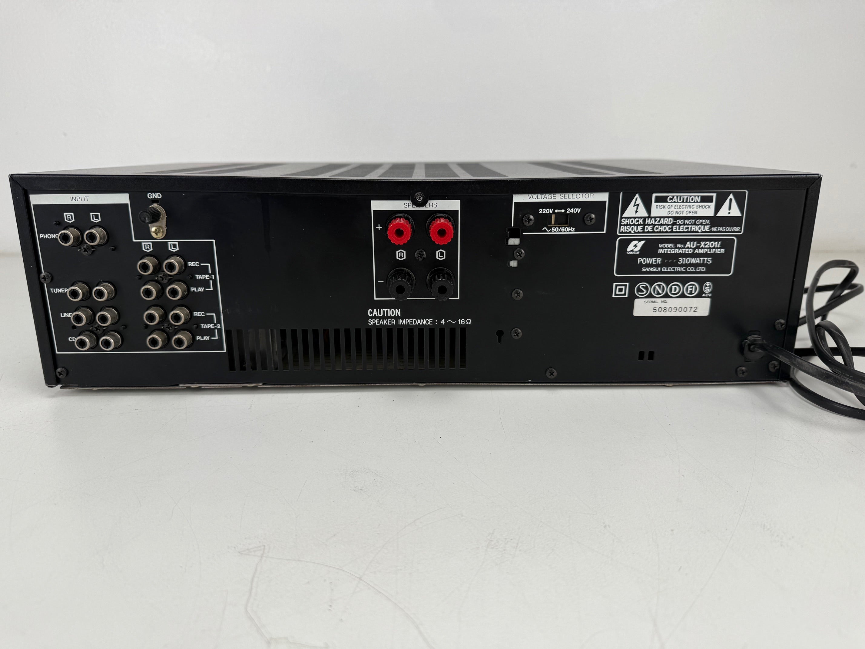 Sansui AU-X201i geïntegreerde stereoversterker