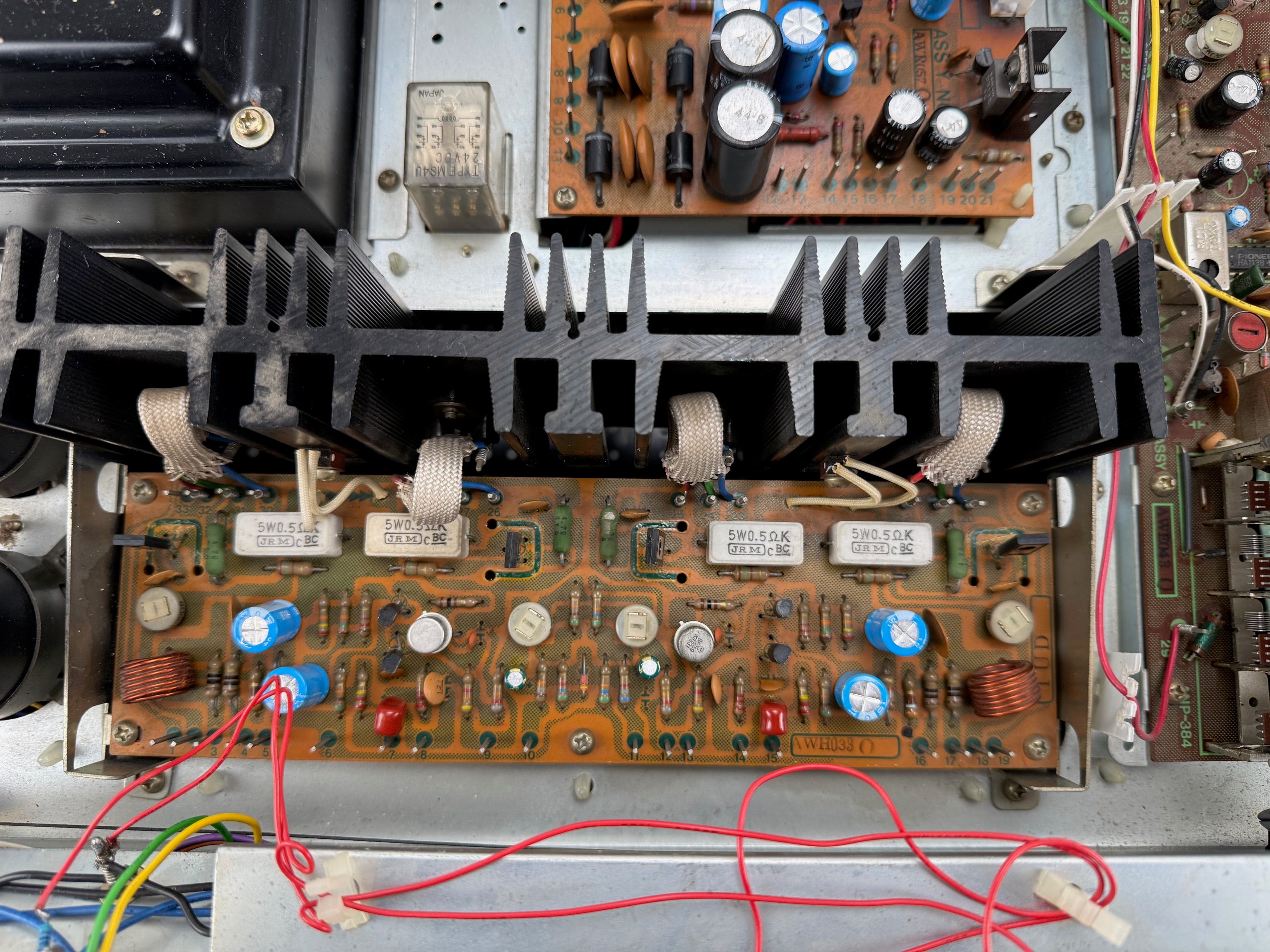 Pioneer SX-737 Stereo Receiver - Recapped