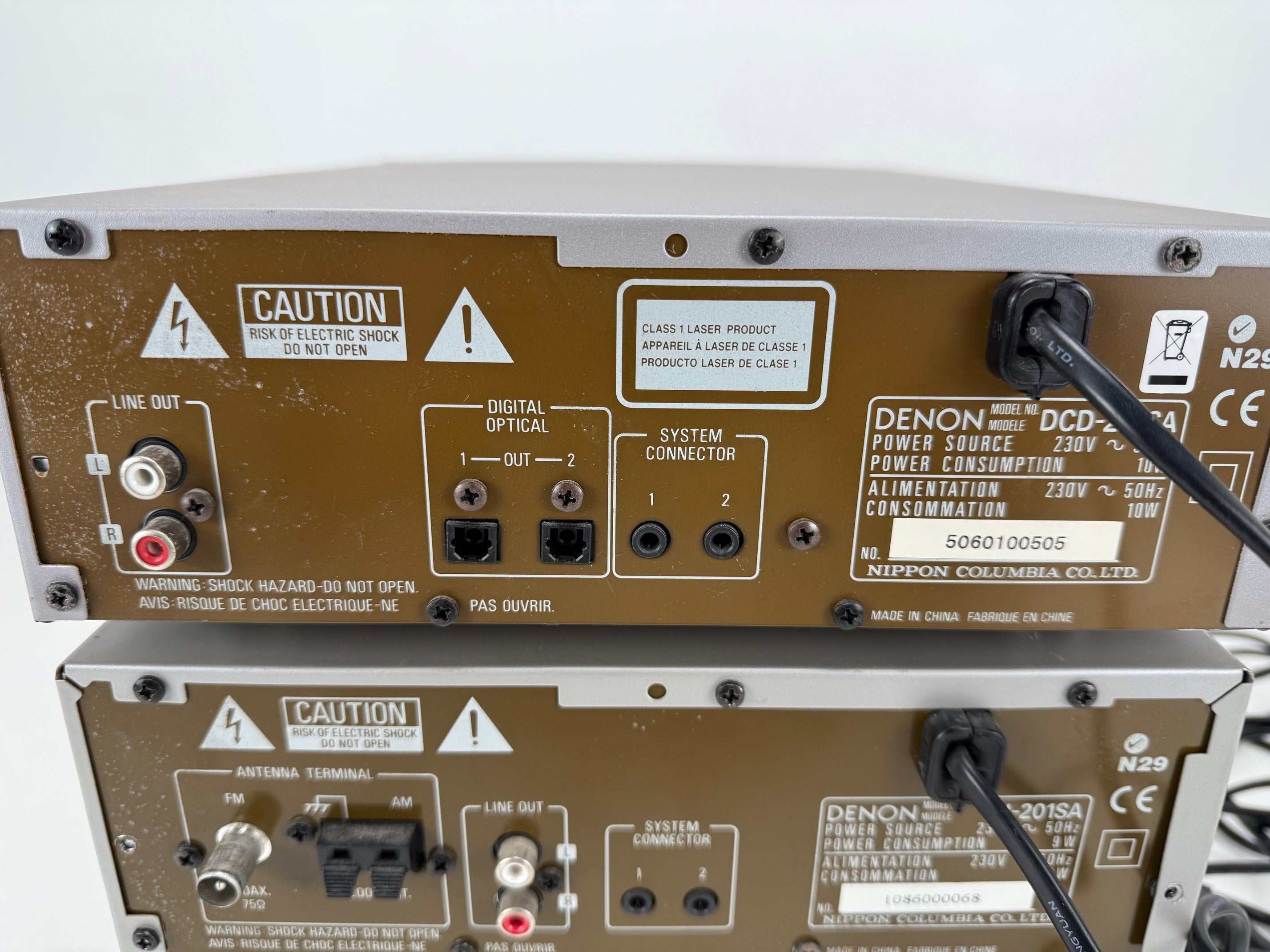 Denon DCD-201SA cd-speler / TU-201SA tuner / PMA-201SA versterkerset