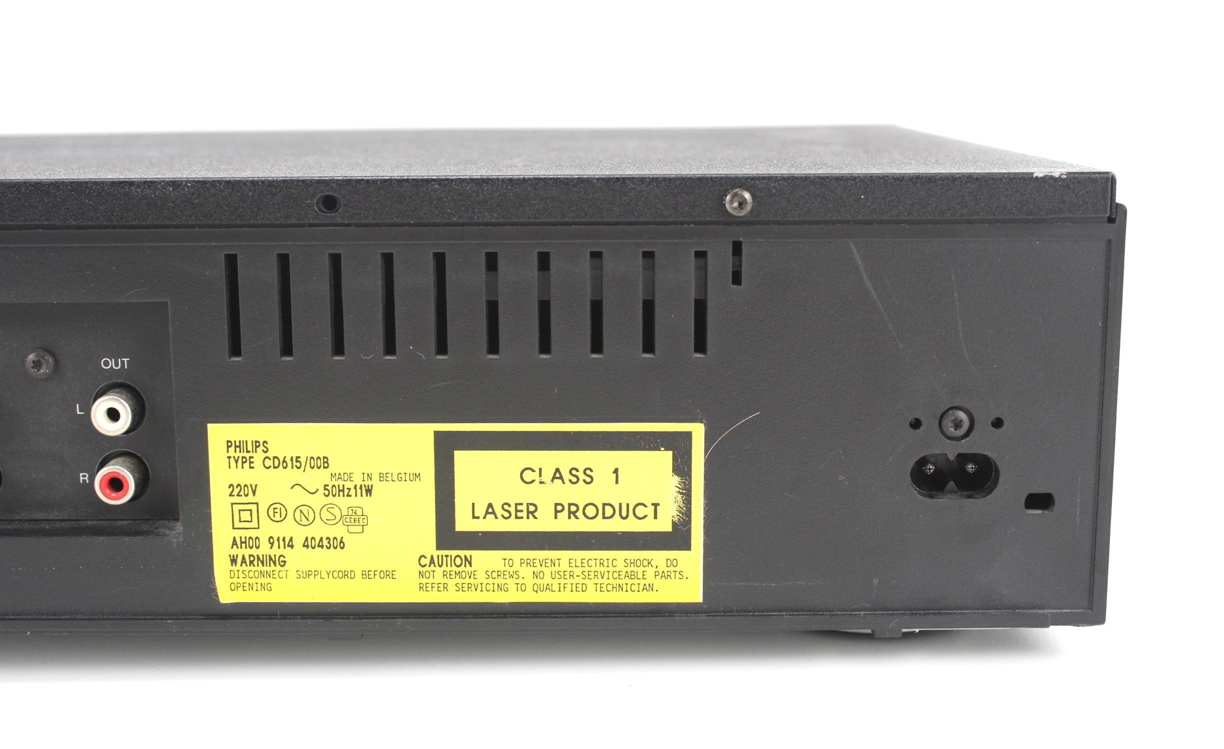 Philips CD615  Compact Disc Player - Working, read info