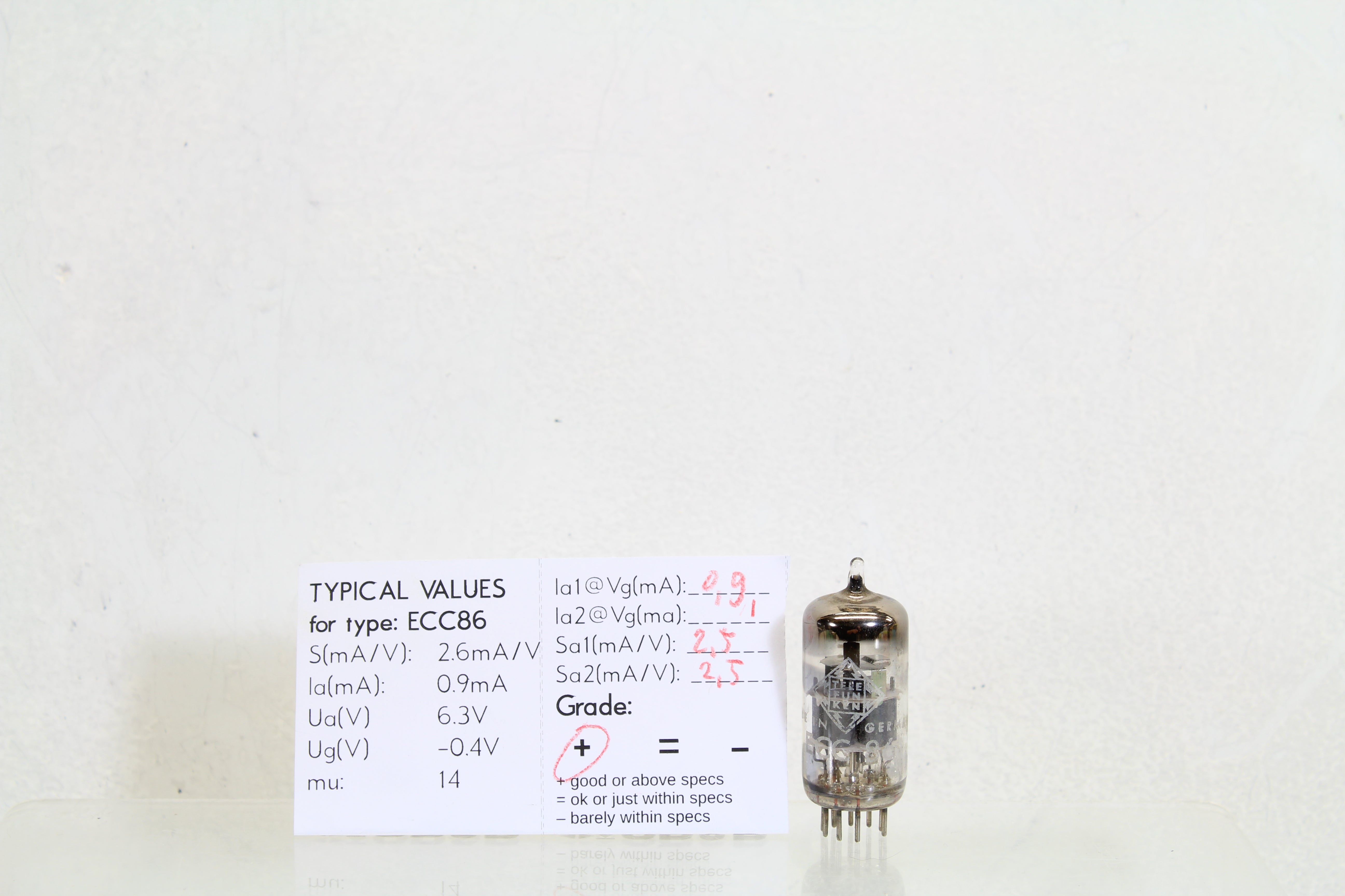 Telefunken ECC86 buizenversterker (gebruikt, getest en werkend)