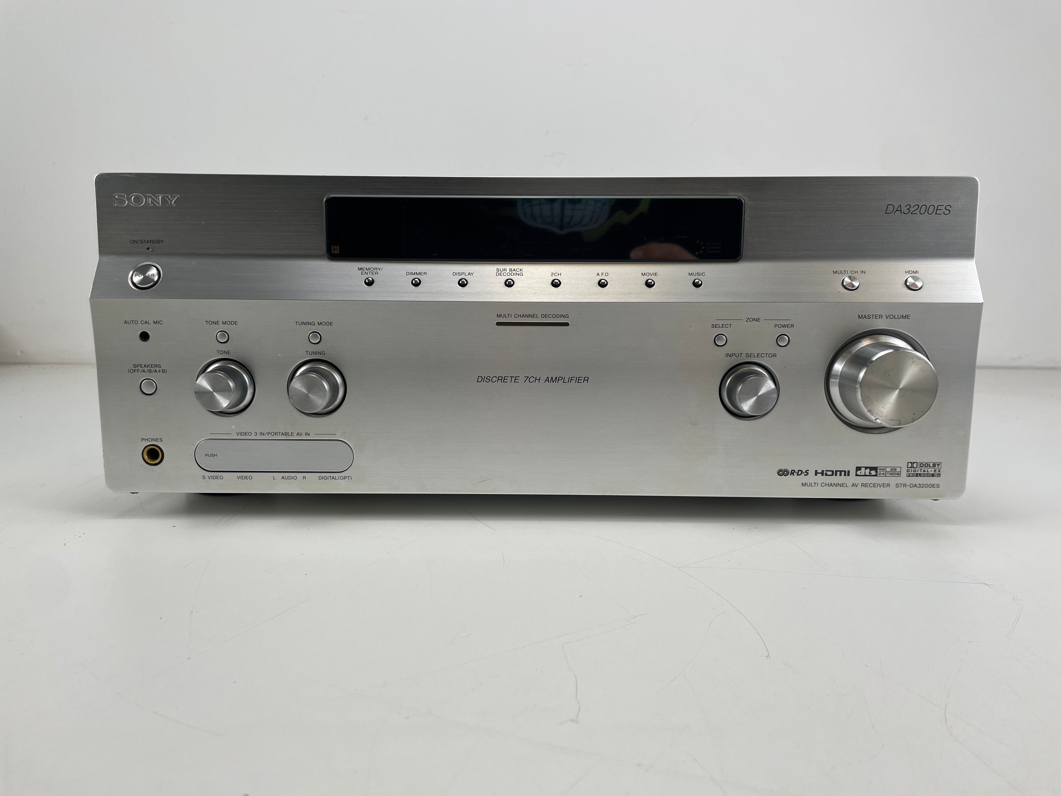 Sony STR-DA3200ES - 7.1 Channel AV Receiver  - Sold as is