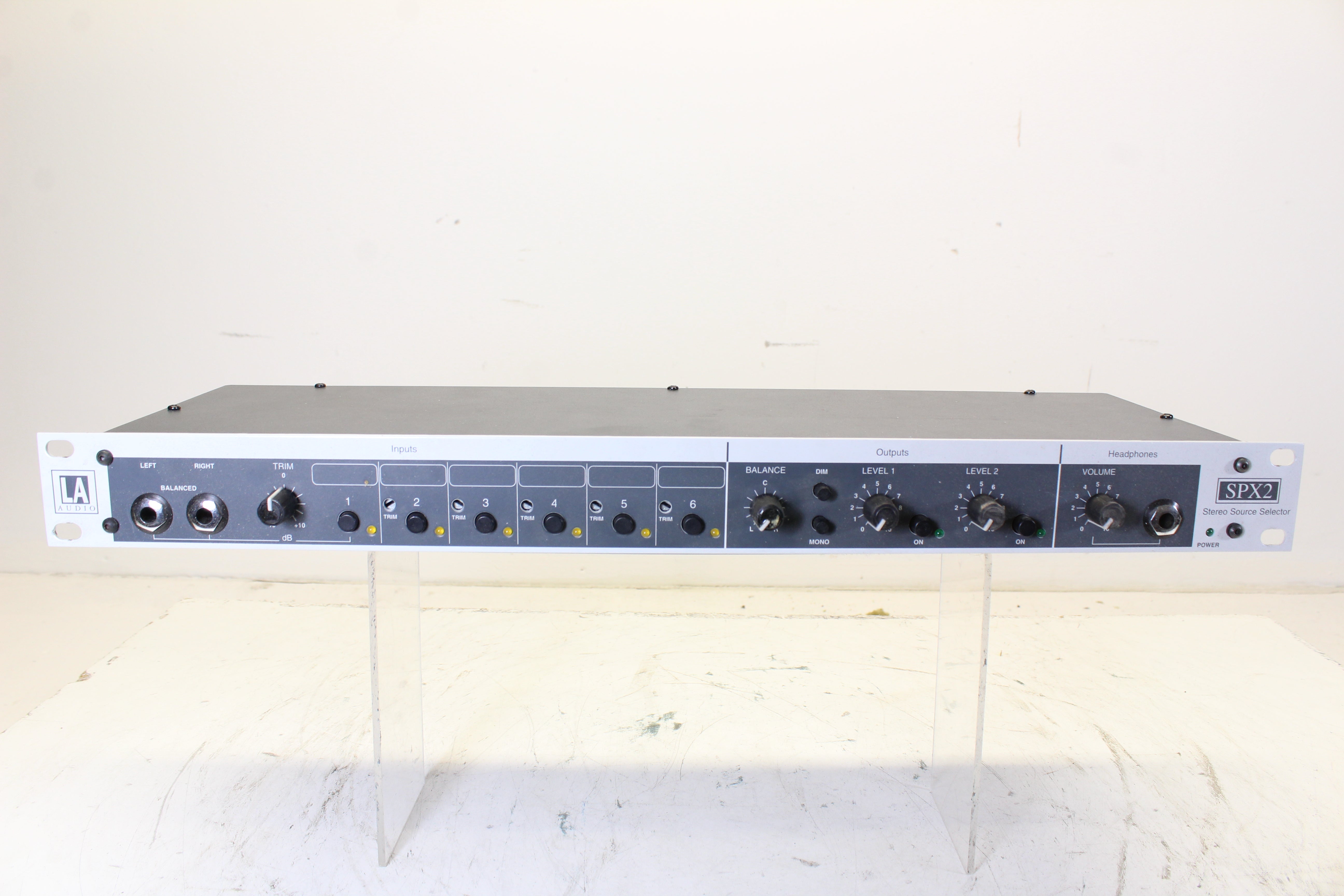 LA Audio SPX2 Stereo Bronselector