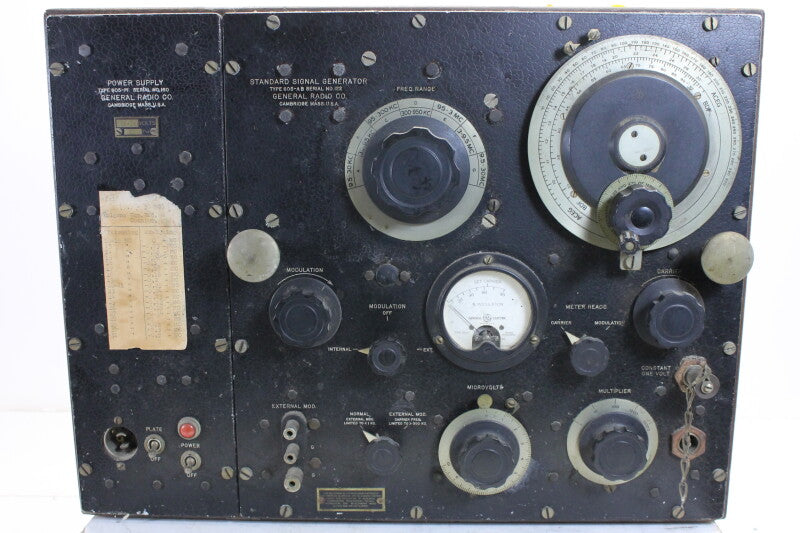 General Radio 1930's Standard Signal Generator Type 605-AB