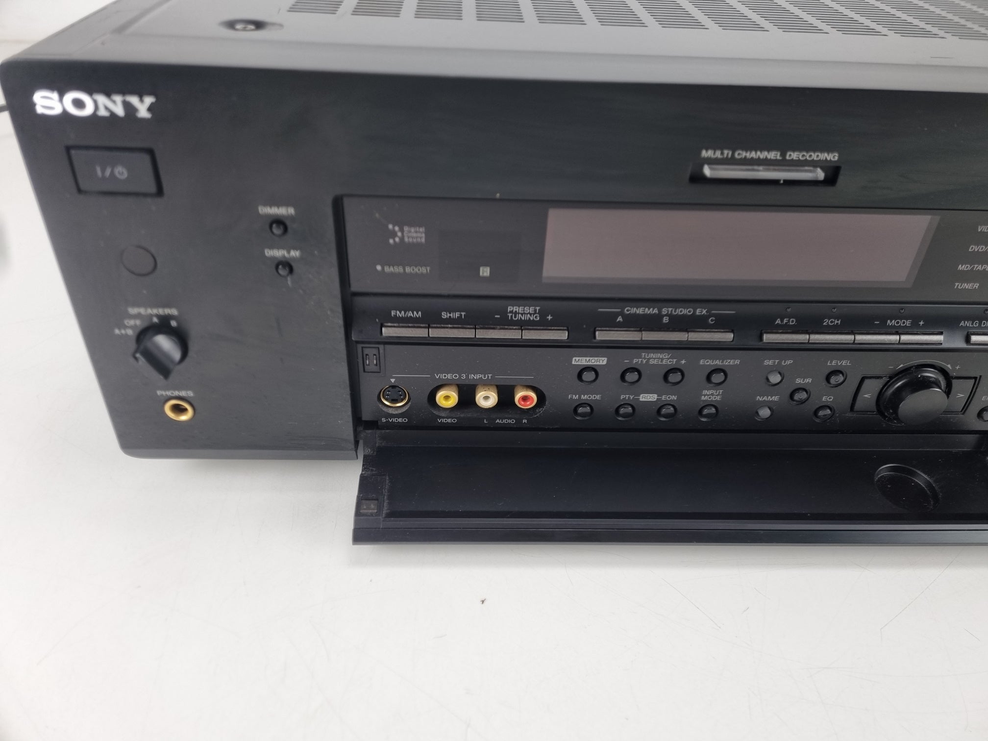 Sony STR-DB840 - FM-stereo/FM-AM-ontvanger - Werkt naar behoren - Coaxiale ingang is beschadigd