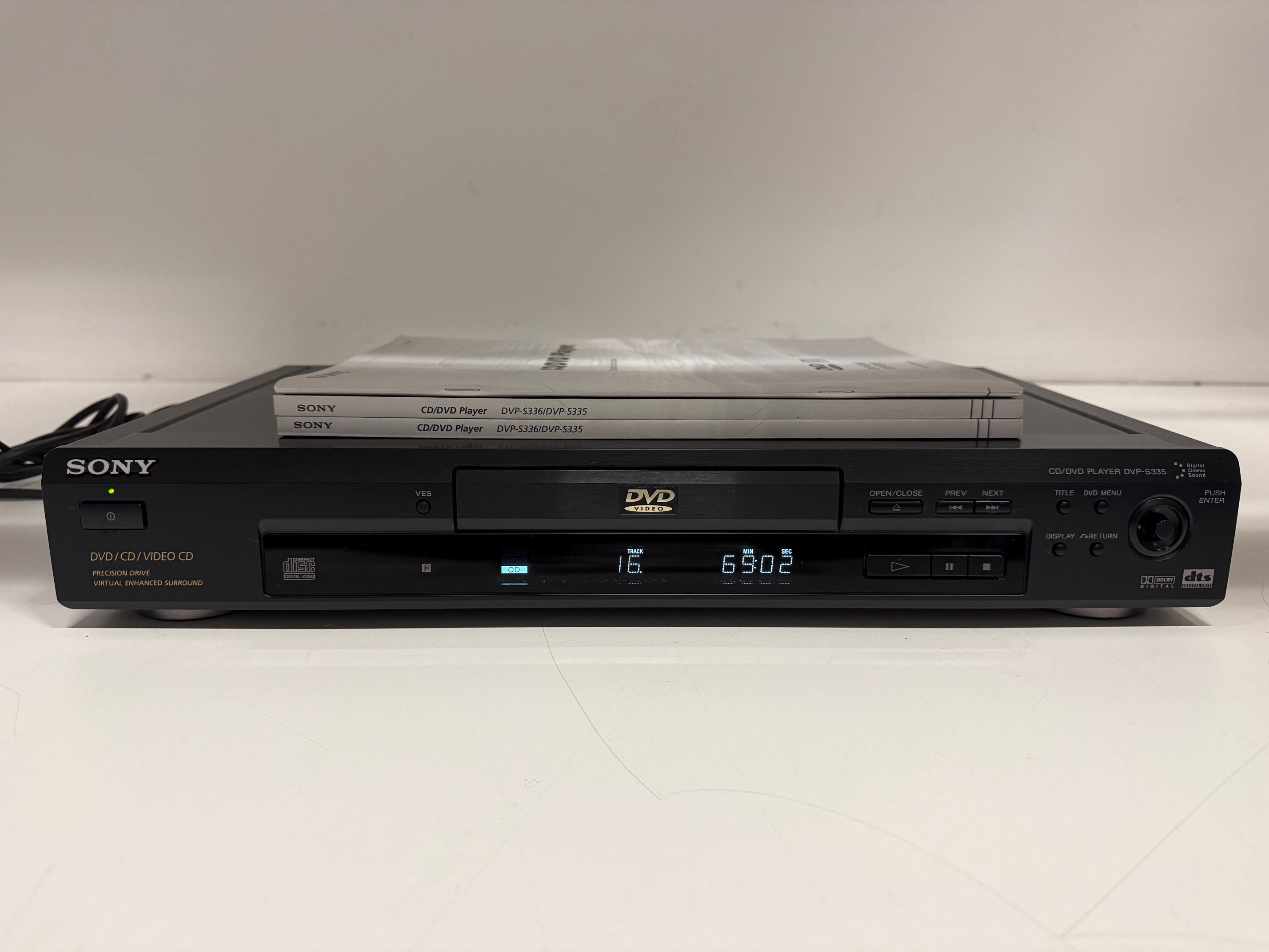 Sony DVP-S335 CD/DVD Player - Original Manuals