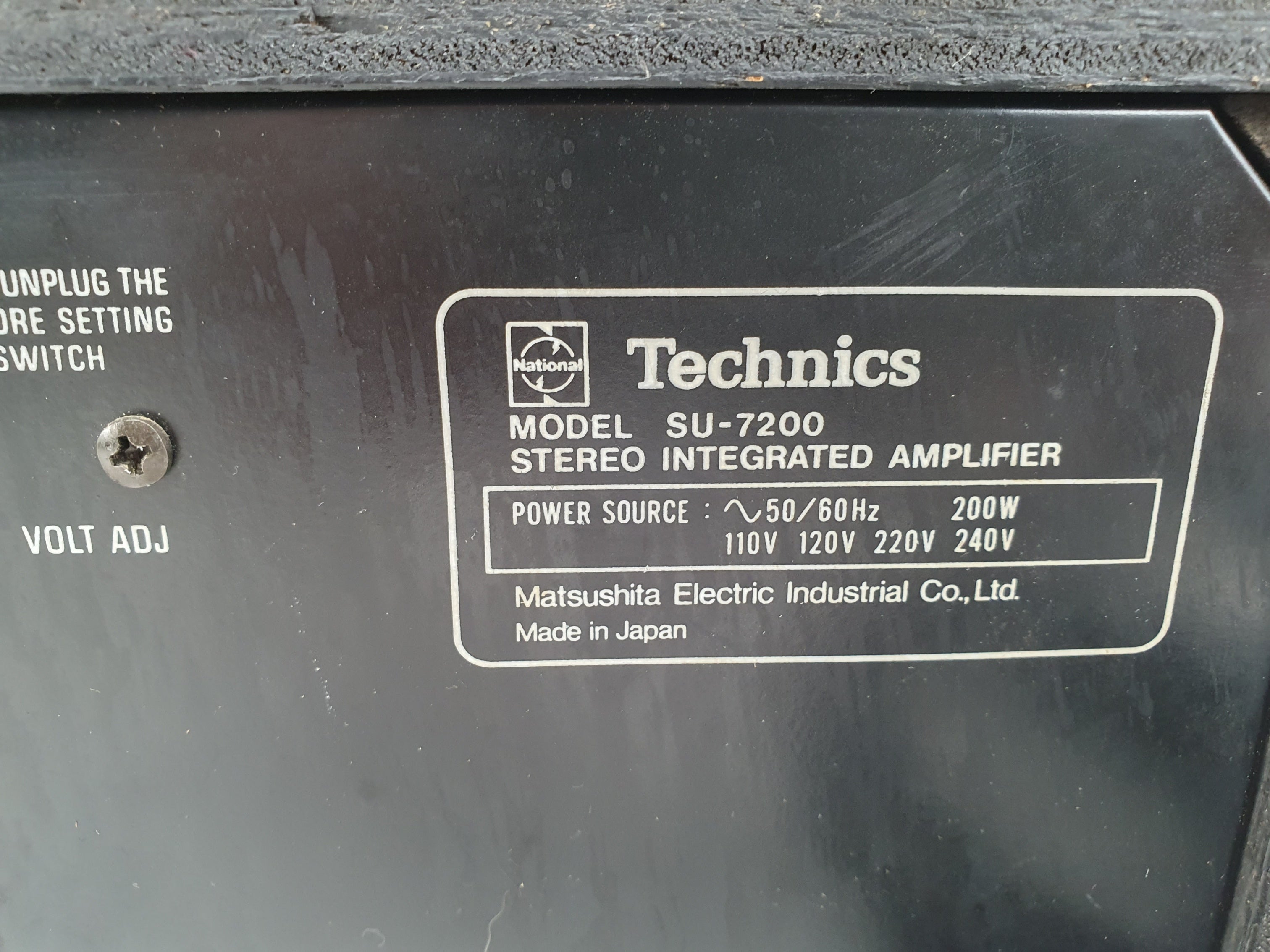 Technics ST-7200 Tuner - SU-7200 Integrated amplifier - Nice set