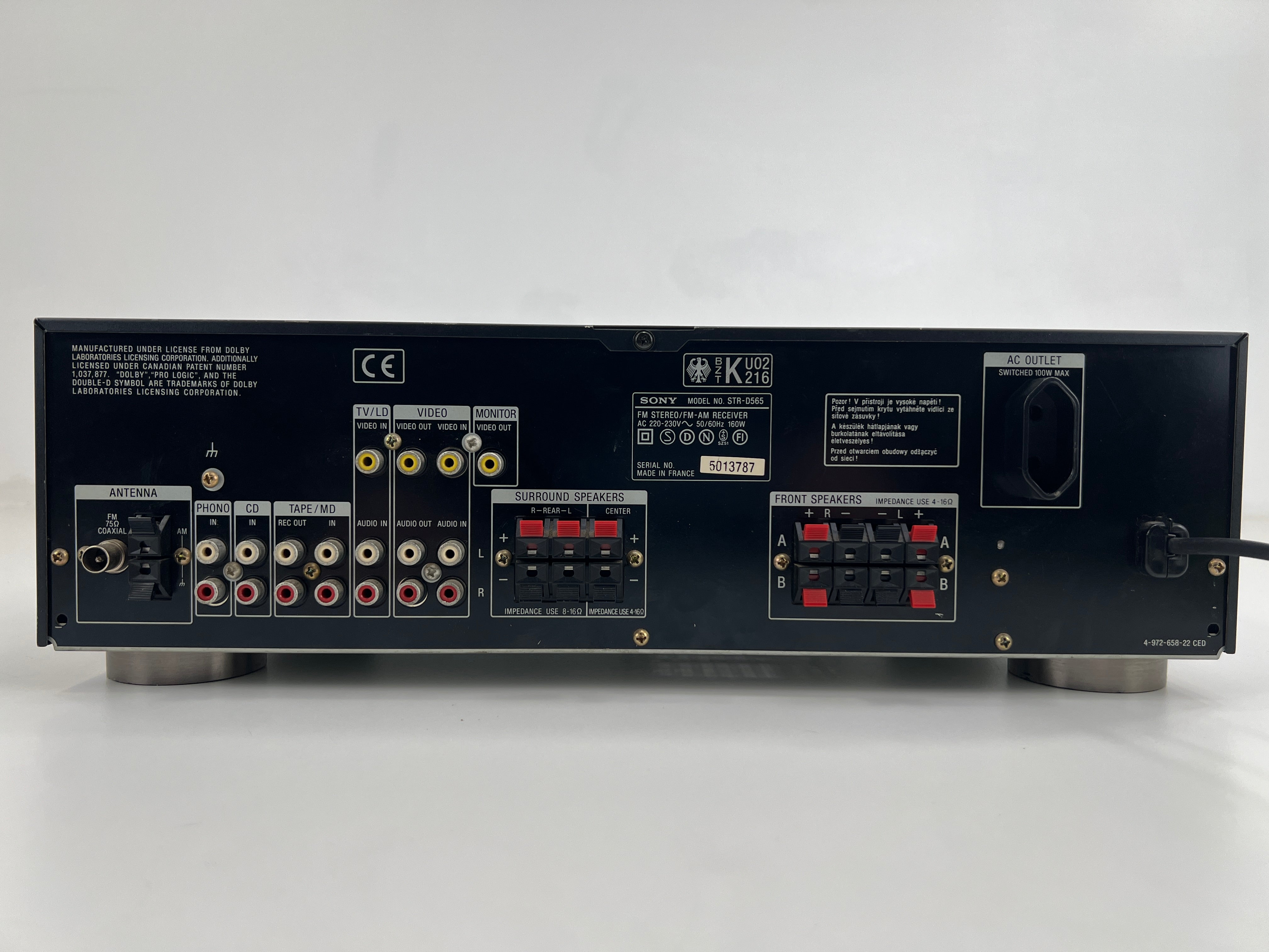 Sony STR-D565 - Surround-ontvanger